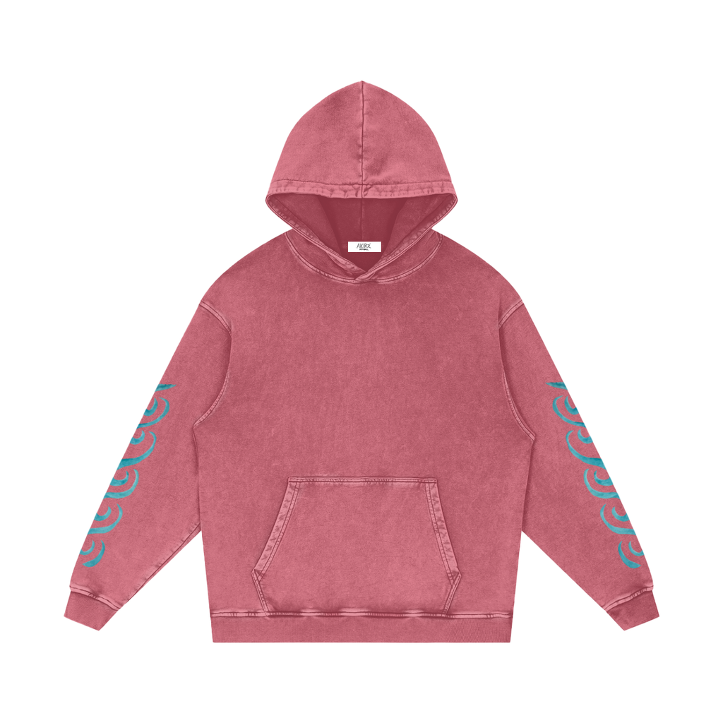 MER - Heavyweight Snow Washed Loose Hoodie