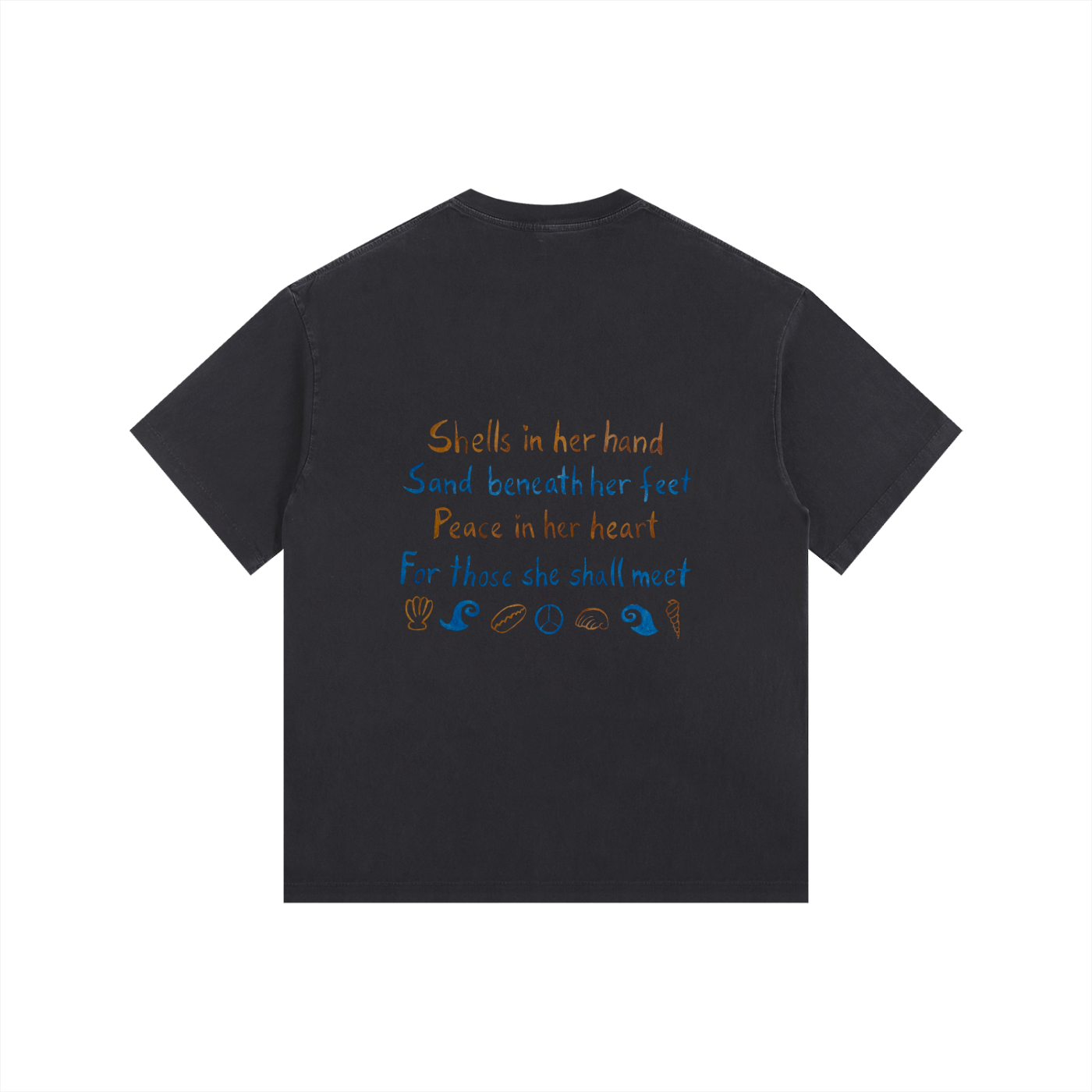 SHELL POEM - Vintage Wash Relaxed Drop Shoulder