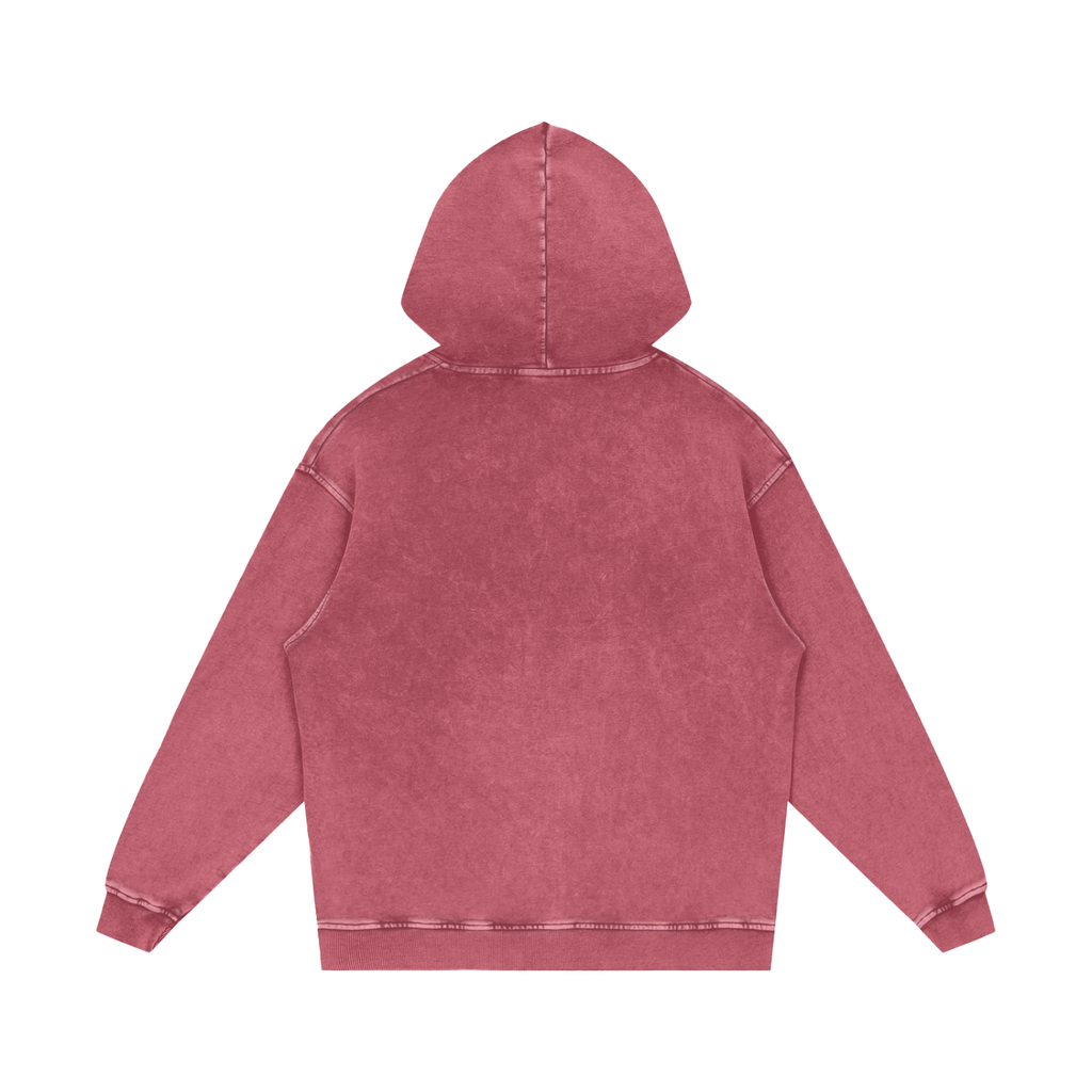 MUD HUNTER - Heavyweight Snow Washed Loose Hoodie