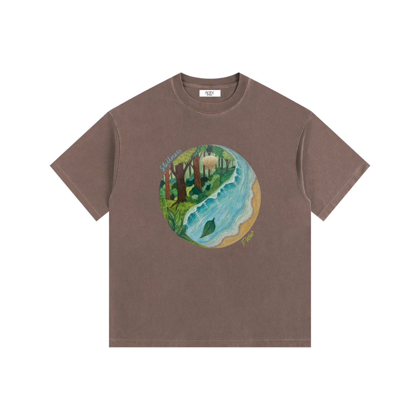 STILLNESS & FLOW - Vintage Wash Relaxed Drop Shoulder