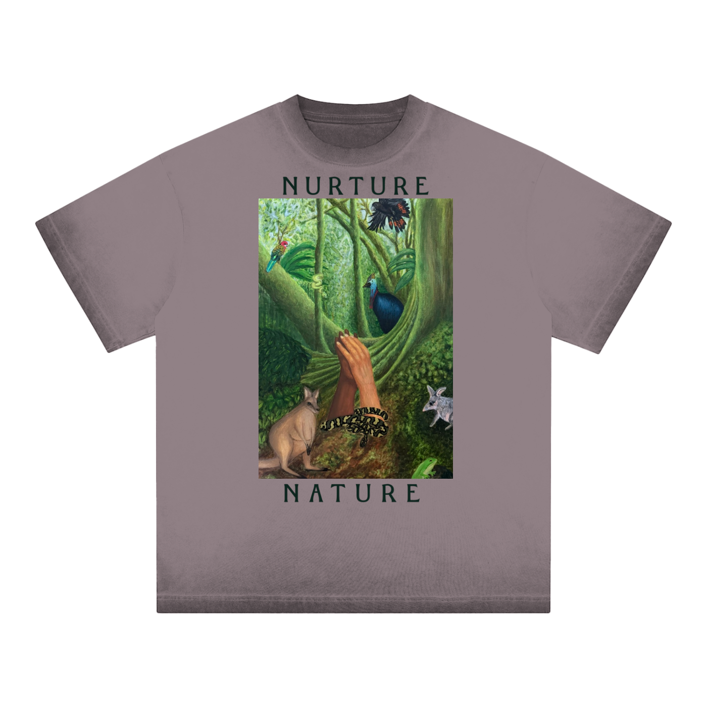 Nurture Nature - Reverse Dyed/Oversized