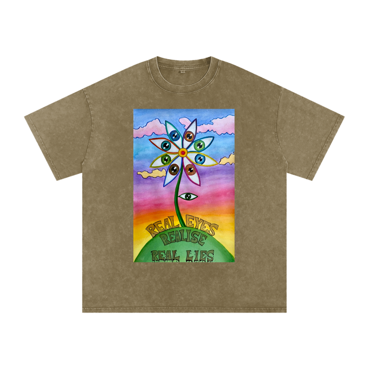 Real Eyes - Snow Wash/Oversized