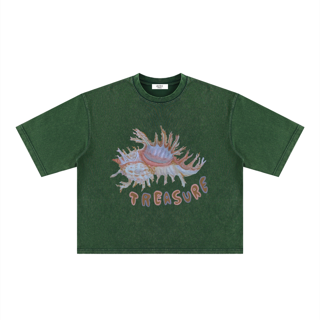 TREASURE - Mineral Wash Boxy Heavyweight