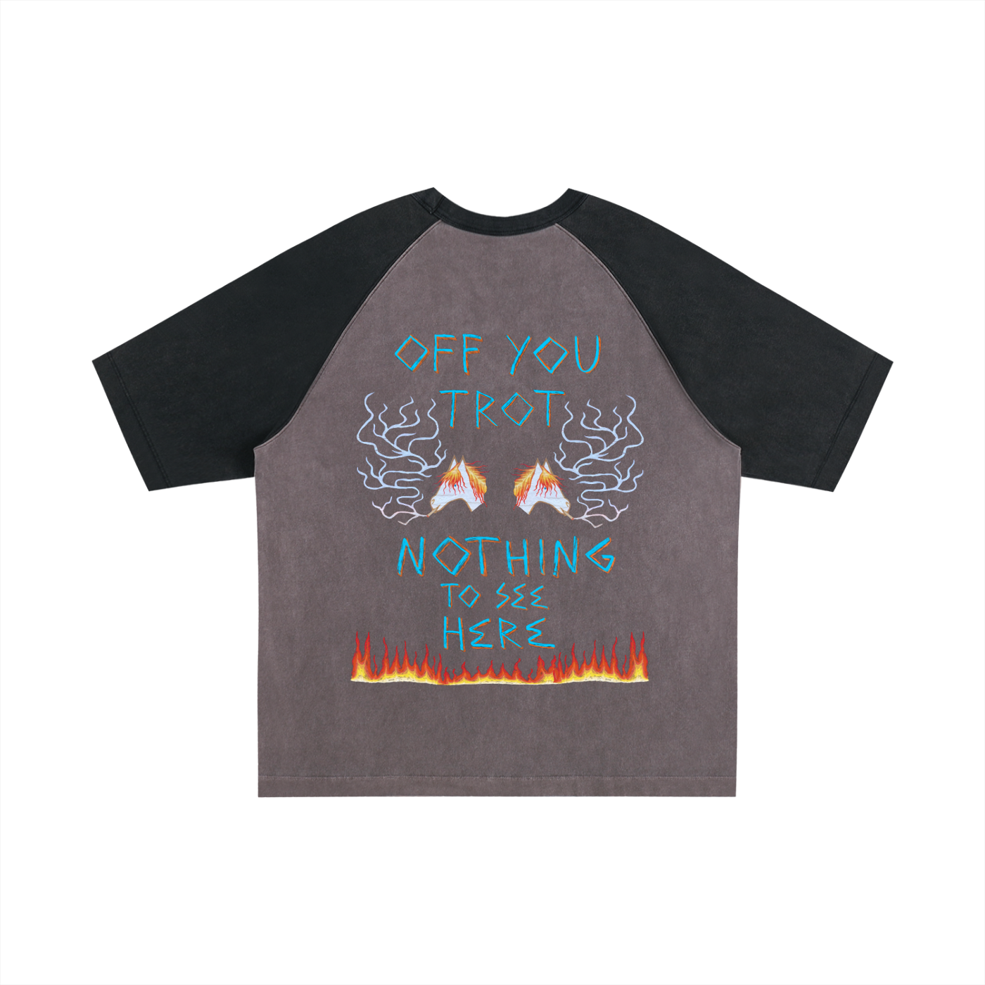 Get Off Your High Horse - Raglan Sleeve Oversize
