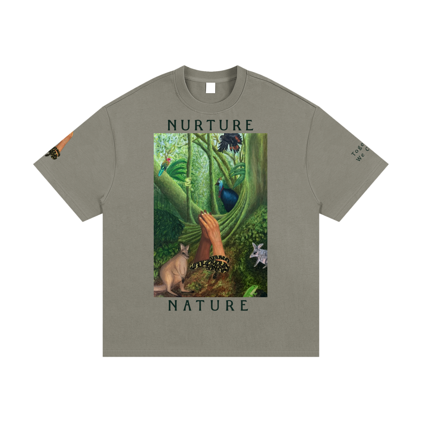 Nurture Nature - Sleeve Print/Thick