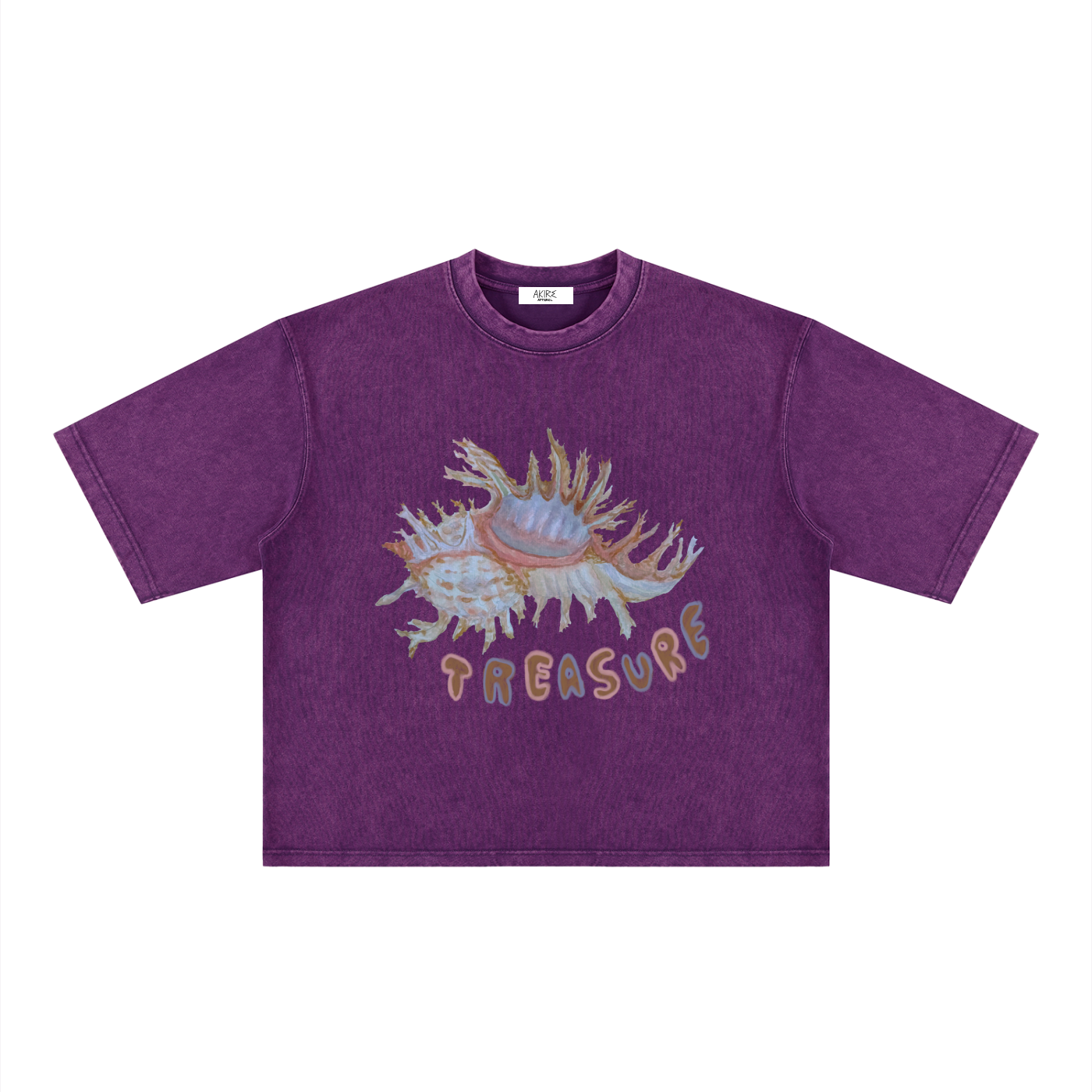 TREASURE - Mineral Wash Boxy Heavyweight