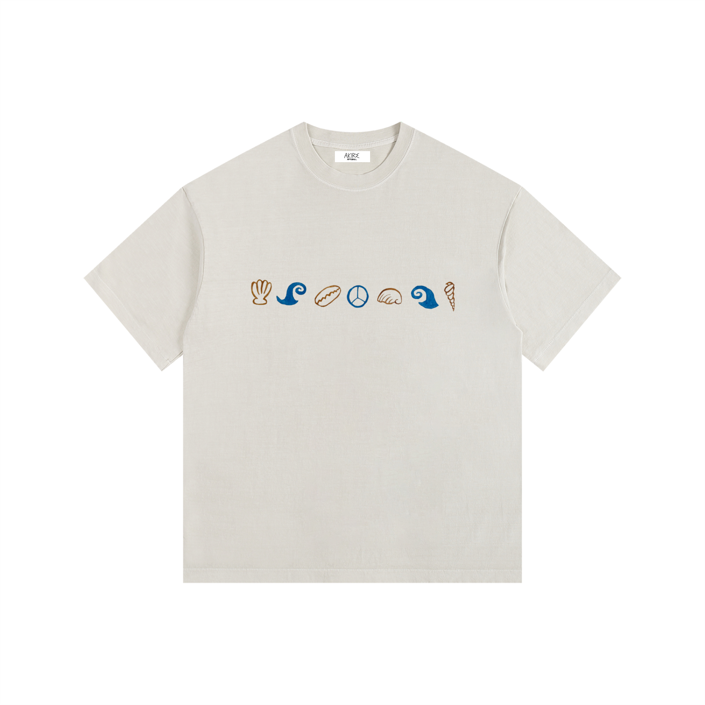 SHELL POEM - Vintage Wash Relaxed Drop Shoulder
