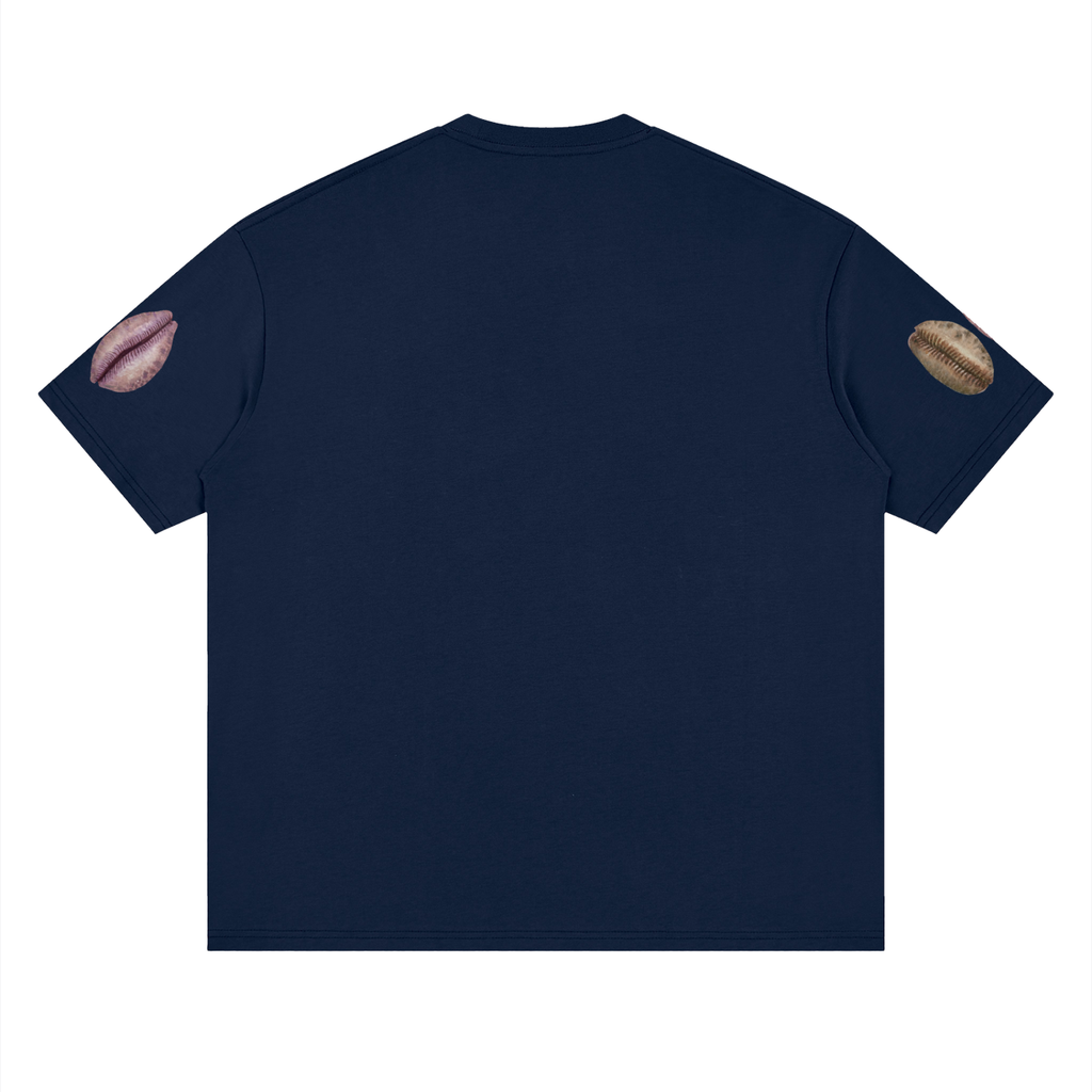 SHELLS - Deep Drop Shoulder Printed Sleeve