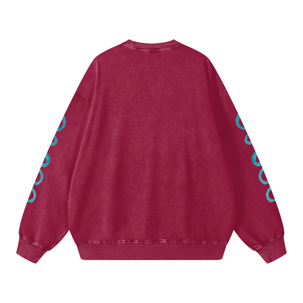 MER - Heavyweight Loose Vintage Wash Sleeve Print