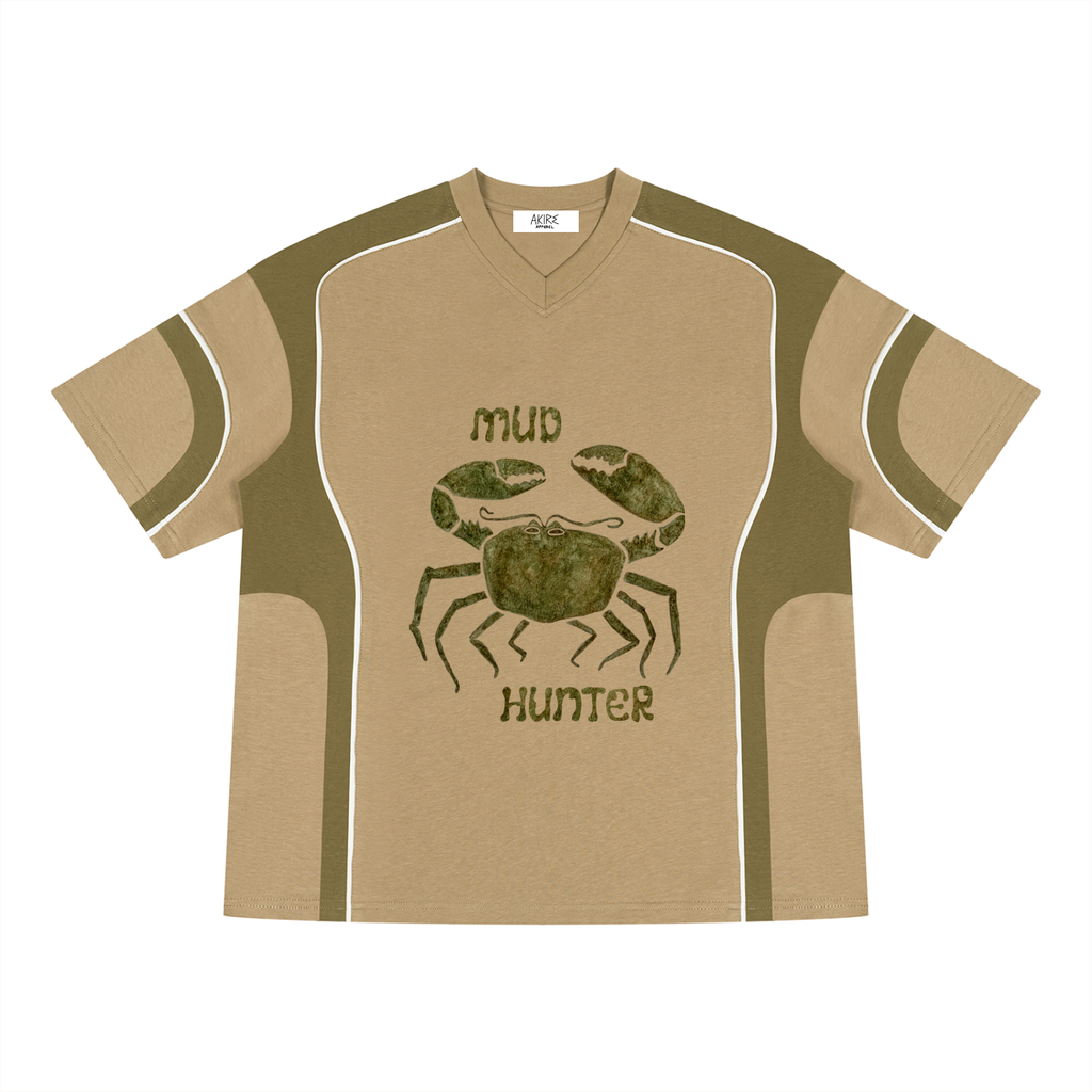 MUD HUNTER - V-Neck Drop Shoulder