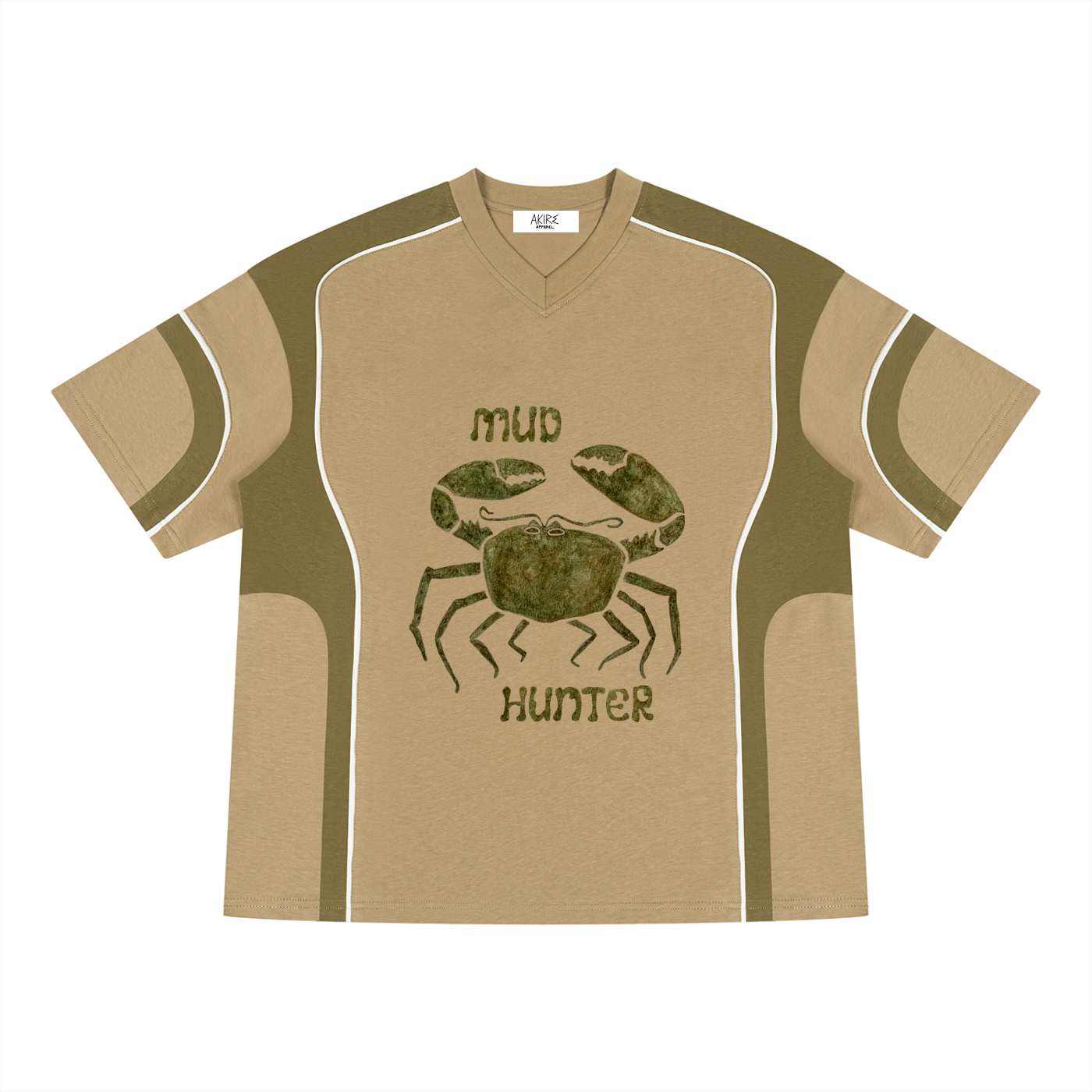 MUD HUNTER - V-Neck Drop Shoulder