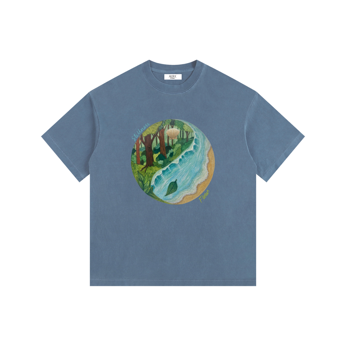 STILLNESS & FLOW - Vintage Wash Relaxed Drop Shoulder