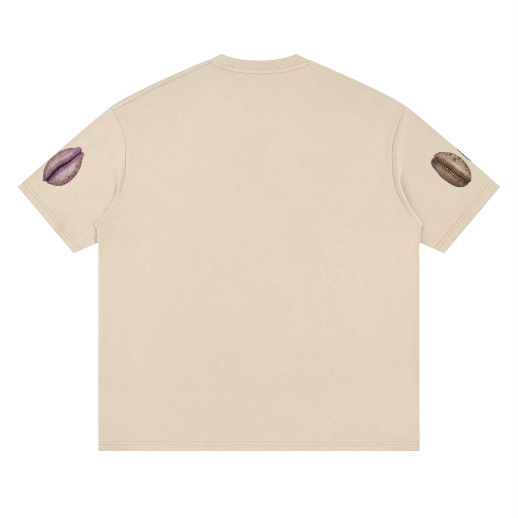 SHELLS - Deep Drop Shoulder Printed Sleeve
