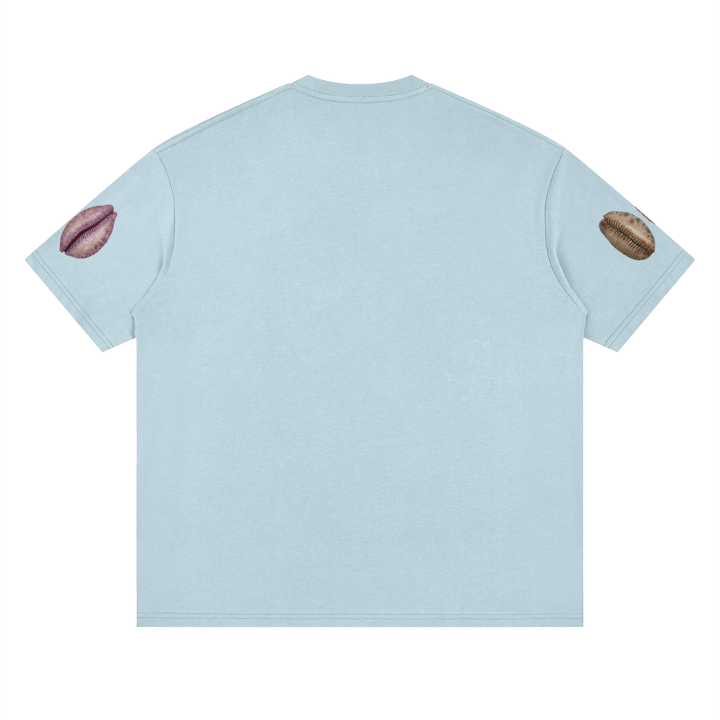 SHELLS - Deep Drop Shoulder Printed Sleeve