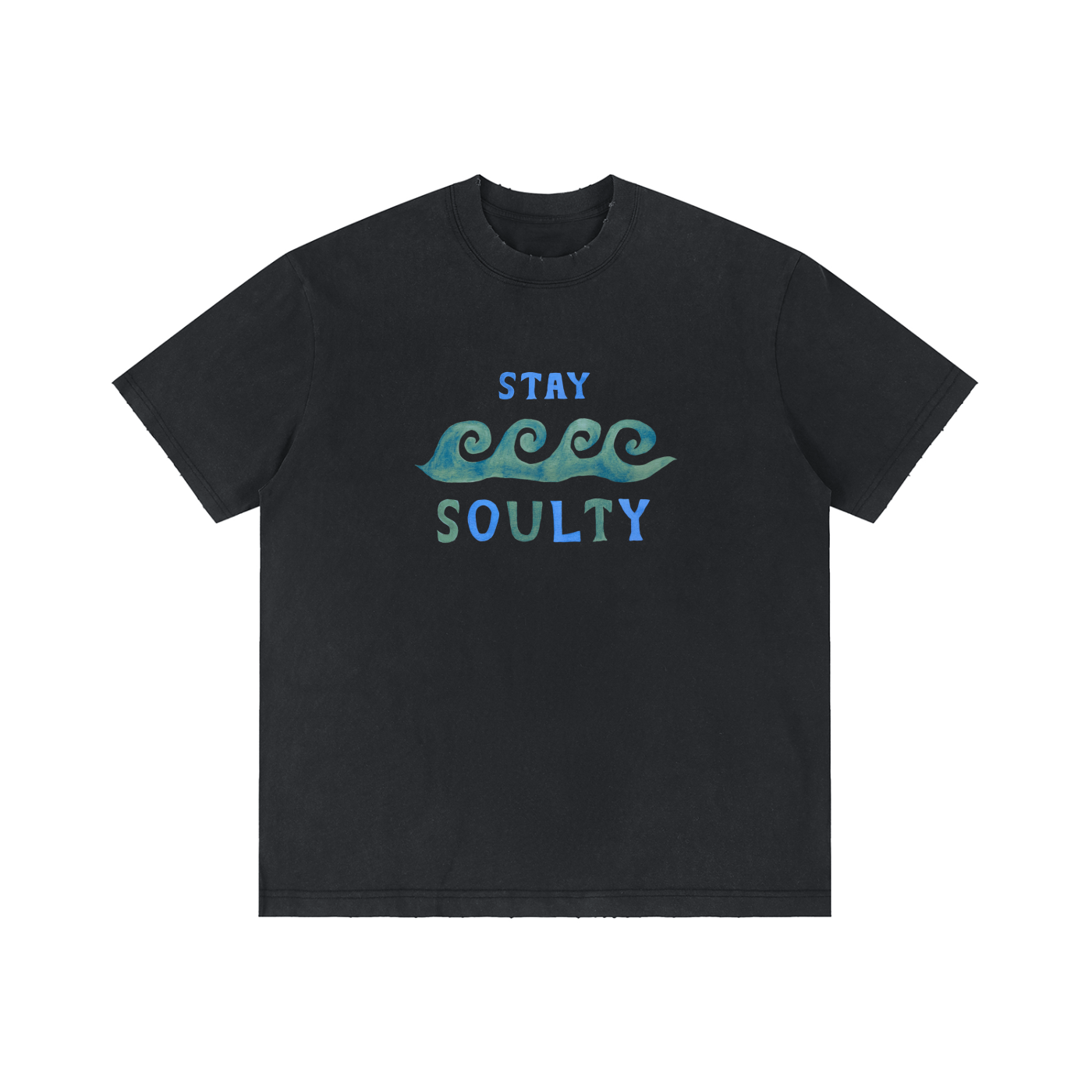 STAY SOULTY - Vintage Wash Distressed Tee