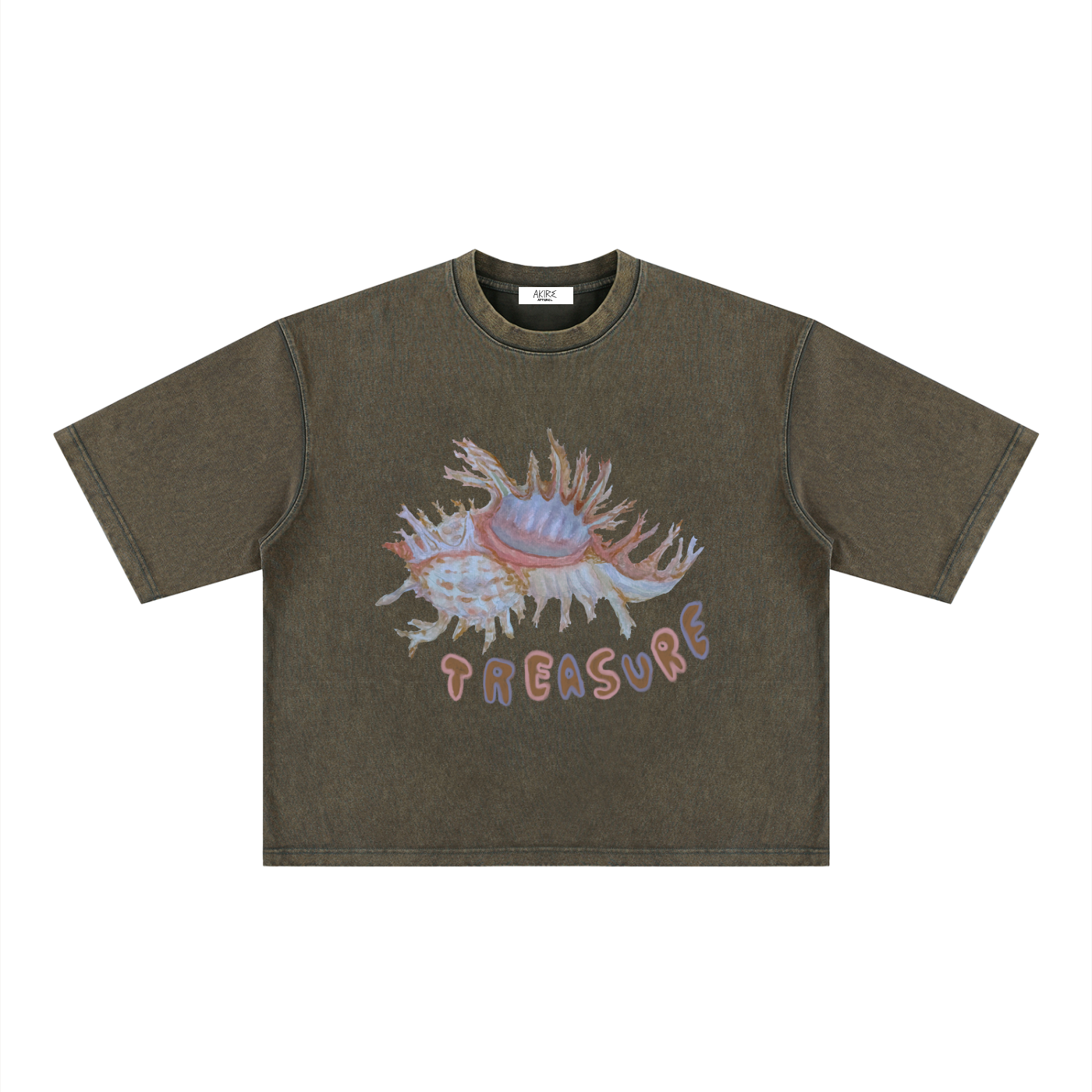 TREASURE - Mineral Wash Boxy Heavyweight