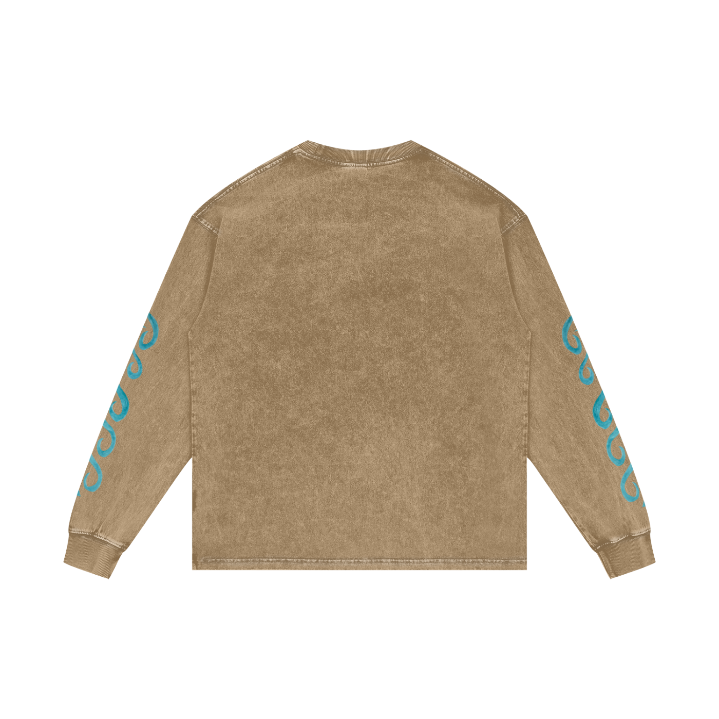 MER - Acid Wash Oversize Long Sleeve Print