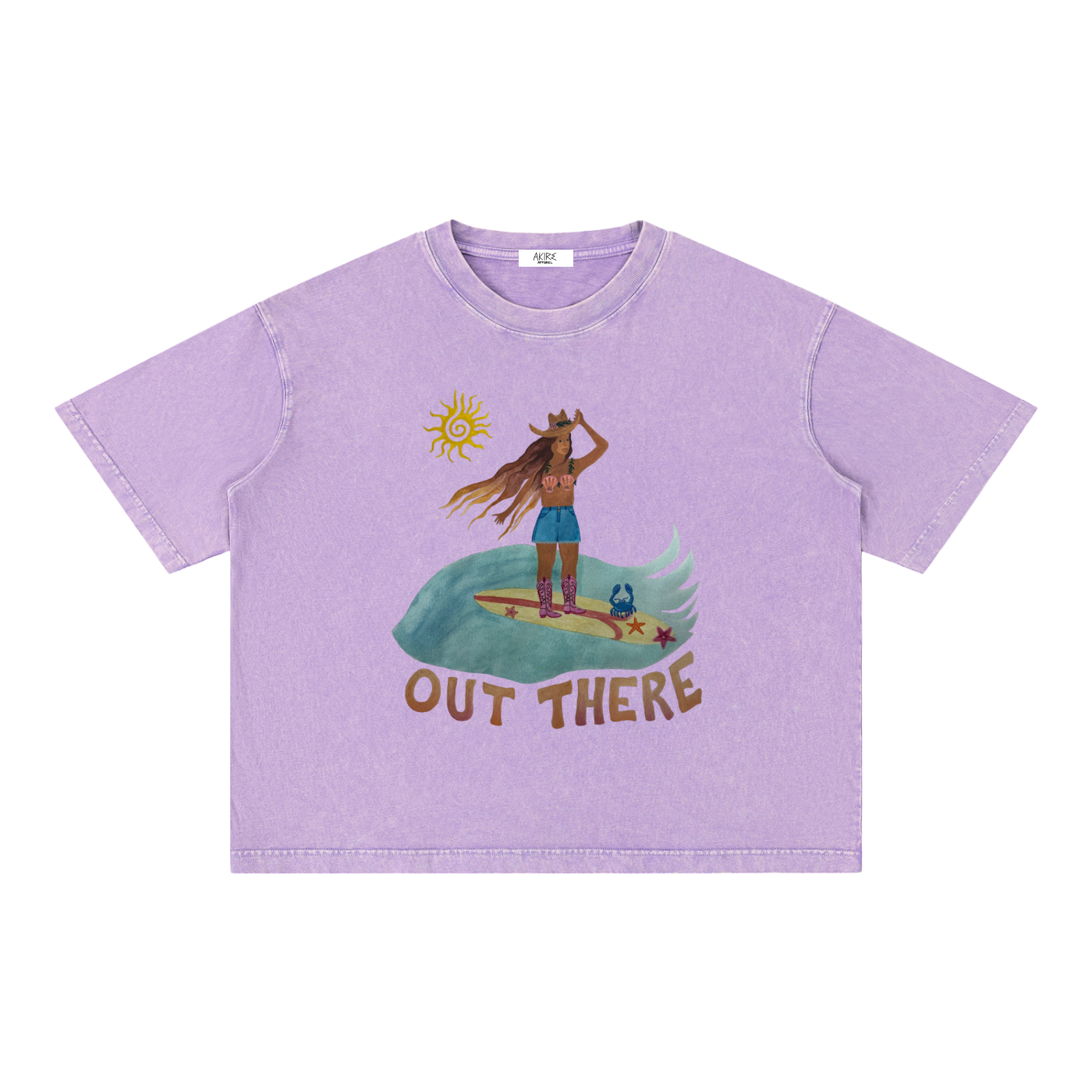 OUT THERE - Mineral Wash Boxy Thick