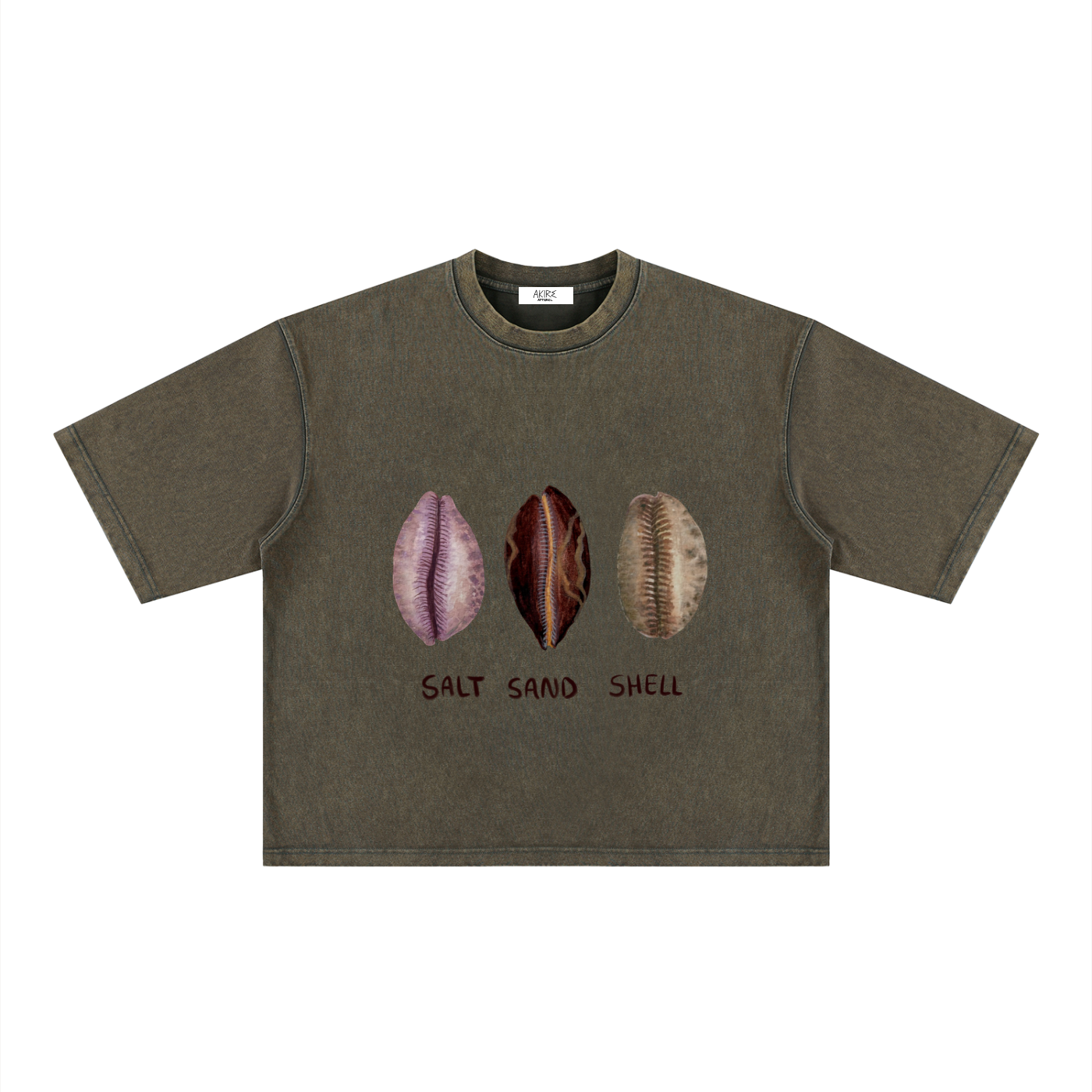 COWRIE - Mineral Wash Boxy Heavyweight