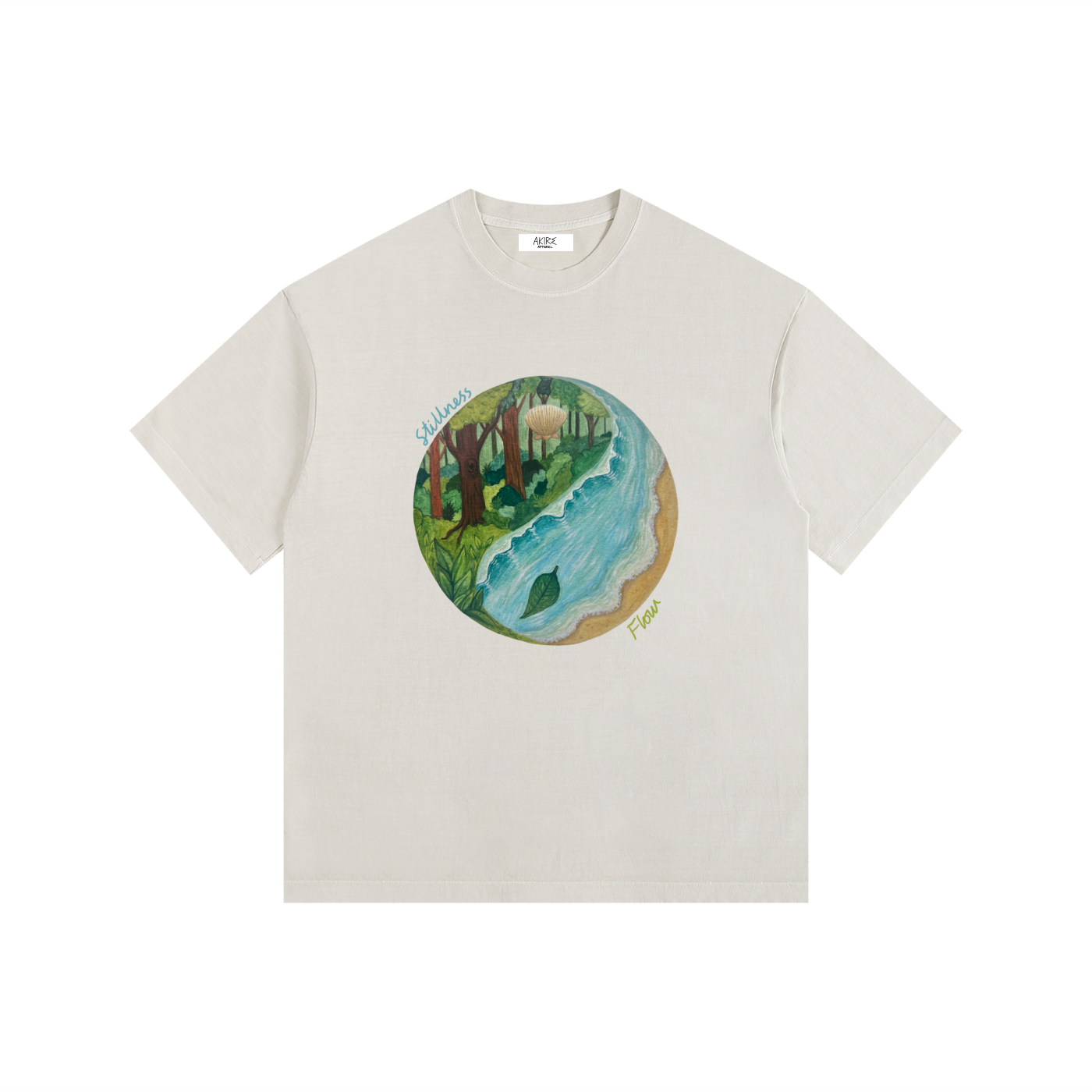 STILLNESS & FLOW - Vintage Wash Relaxed Drop Shoulder