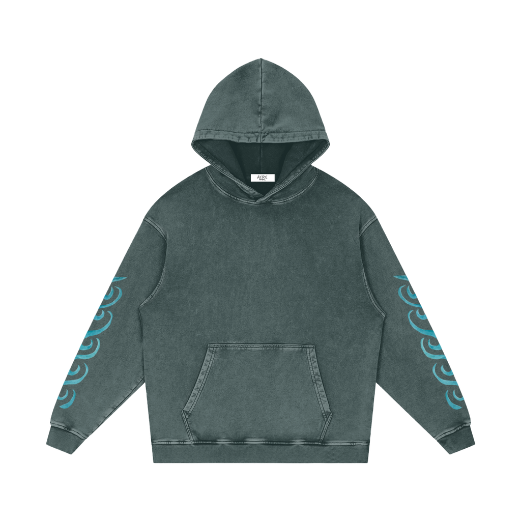 MER - Heavyweight Snow Washed Loose Hoodie