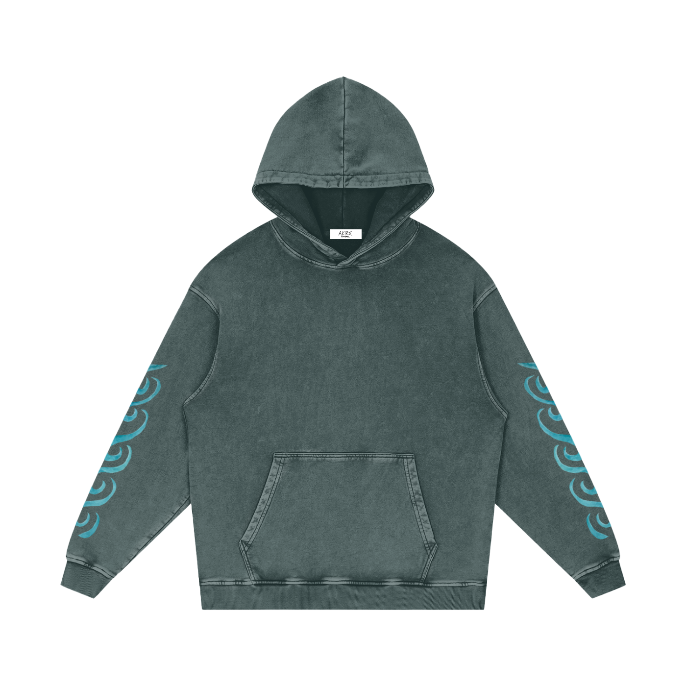 MER - Heavyweight Snow Washed Loose Hoodie