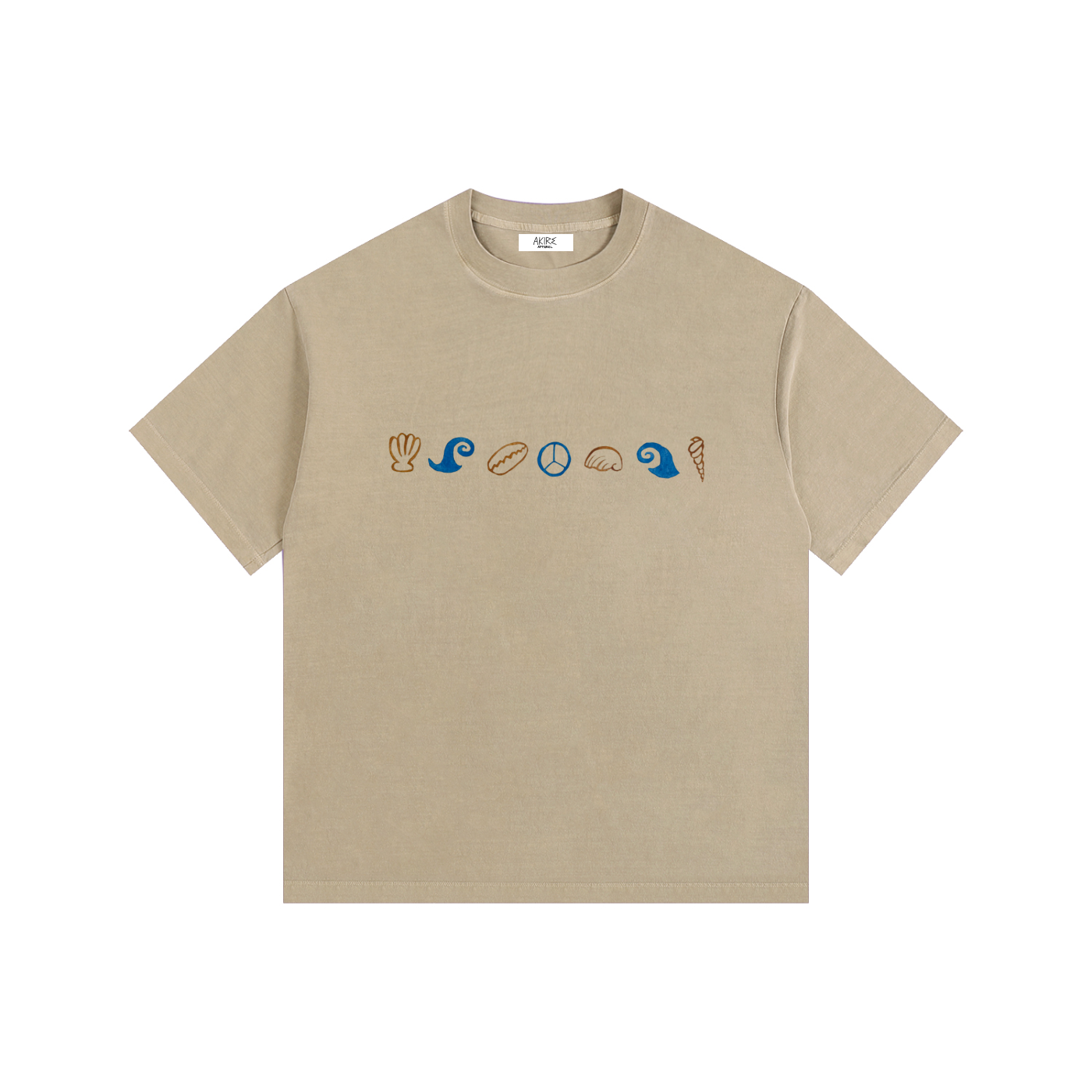 SHELL POEM - Vintage Wash Relaxed Drop Shoulder