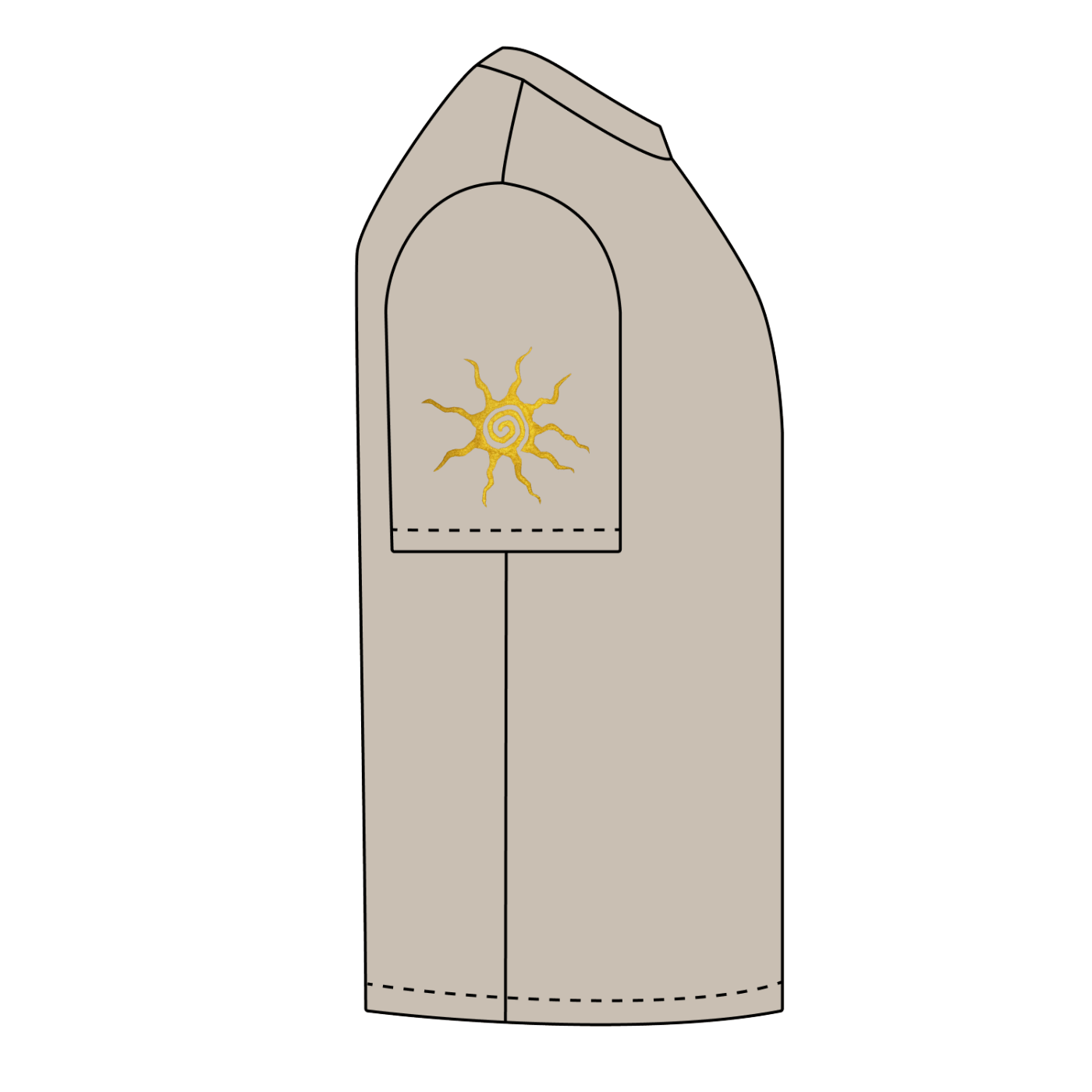 Solar Tude - Sleeve Print/Thick