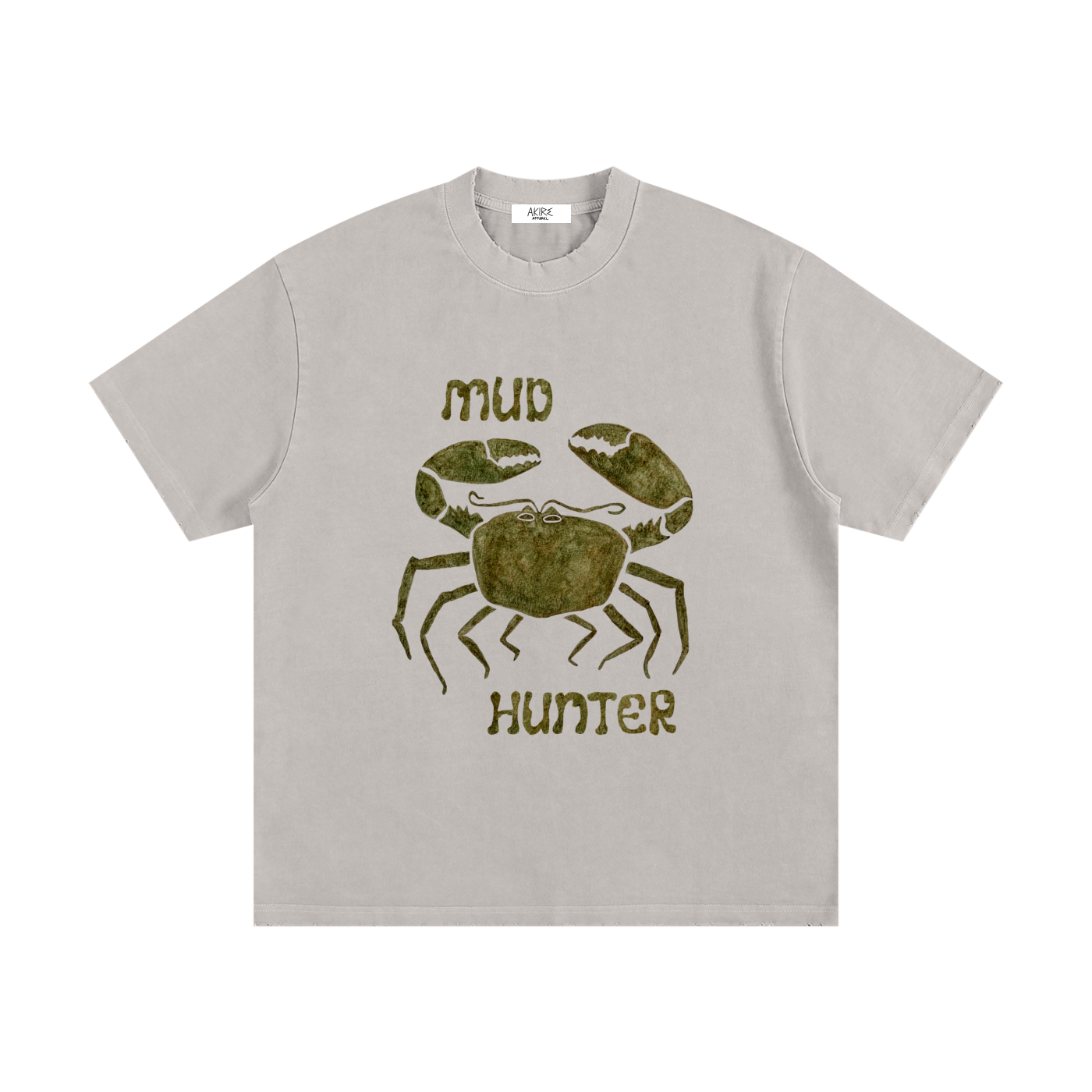 MUD HUNTER - Heavyweight Vintage Wash Frayed