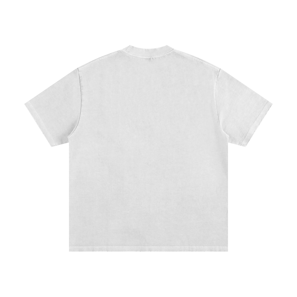 STILLNESS & FLOW - Heavyweight Vintage Wash Frayed