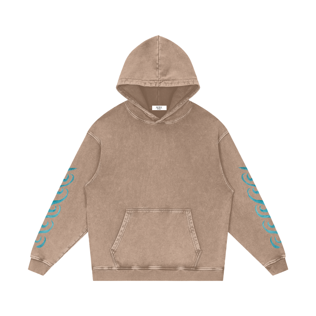 MER - Heavyweight Snow Washed Loose Hoodie
