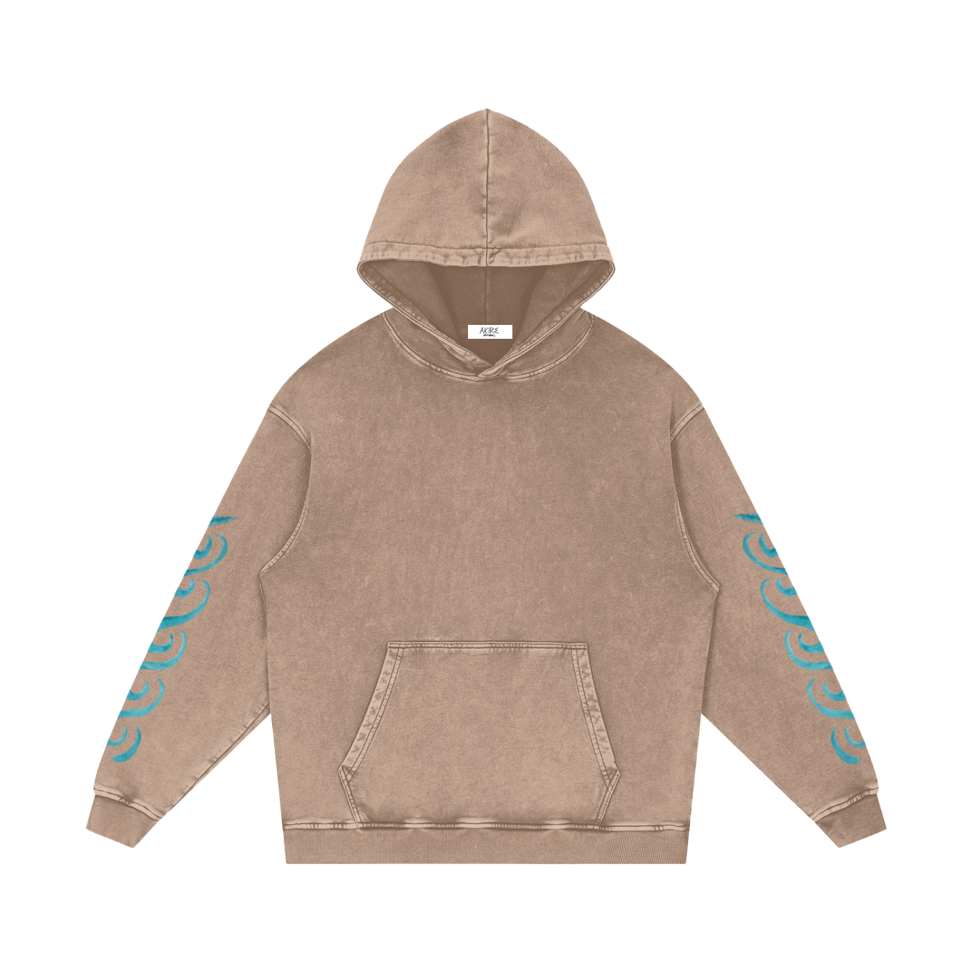 MER - Heavyweight Snow Washed Loose Hoodie