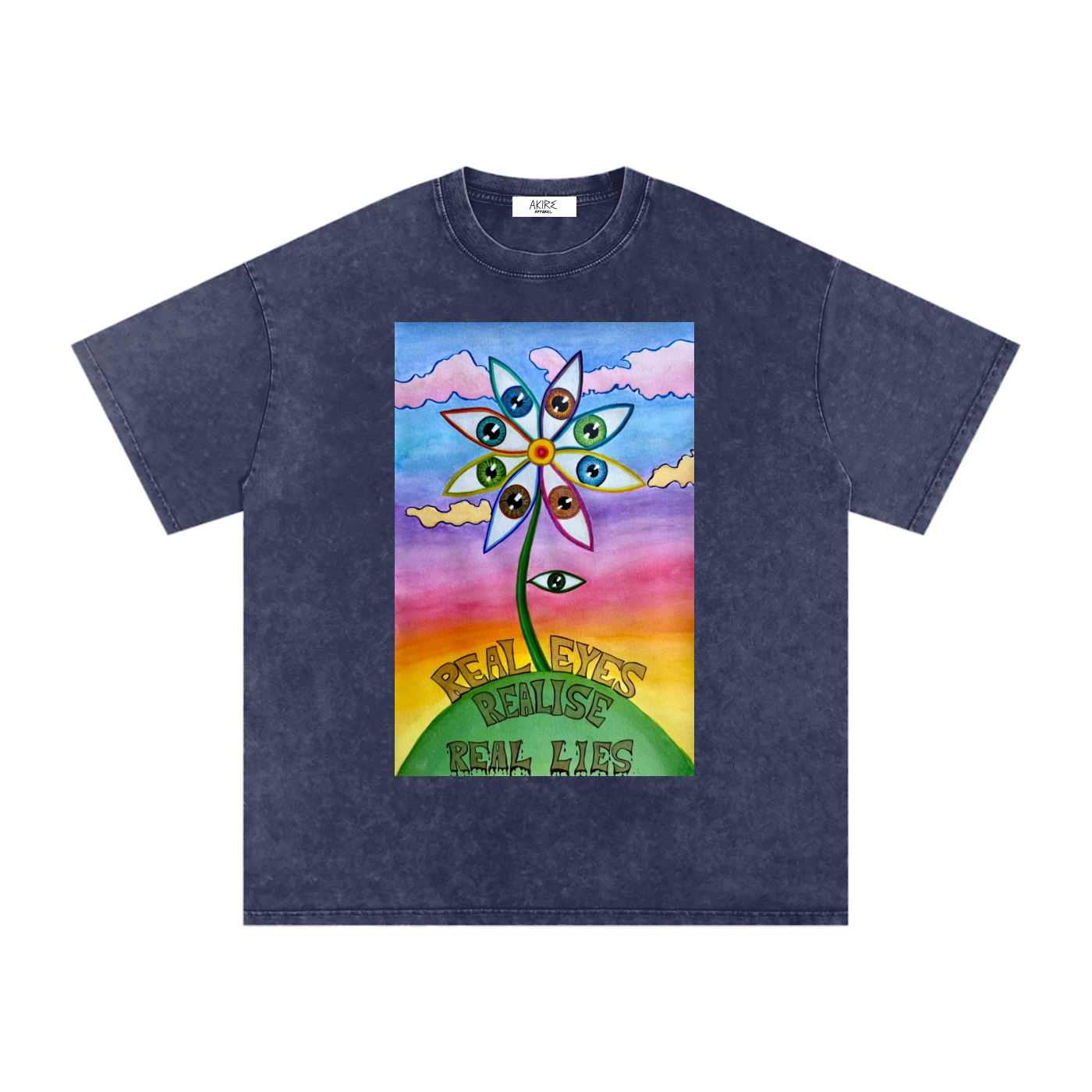 Real Eyes - Snow Wash/Oversized