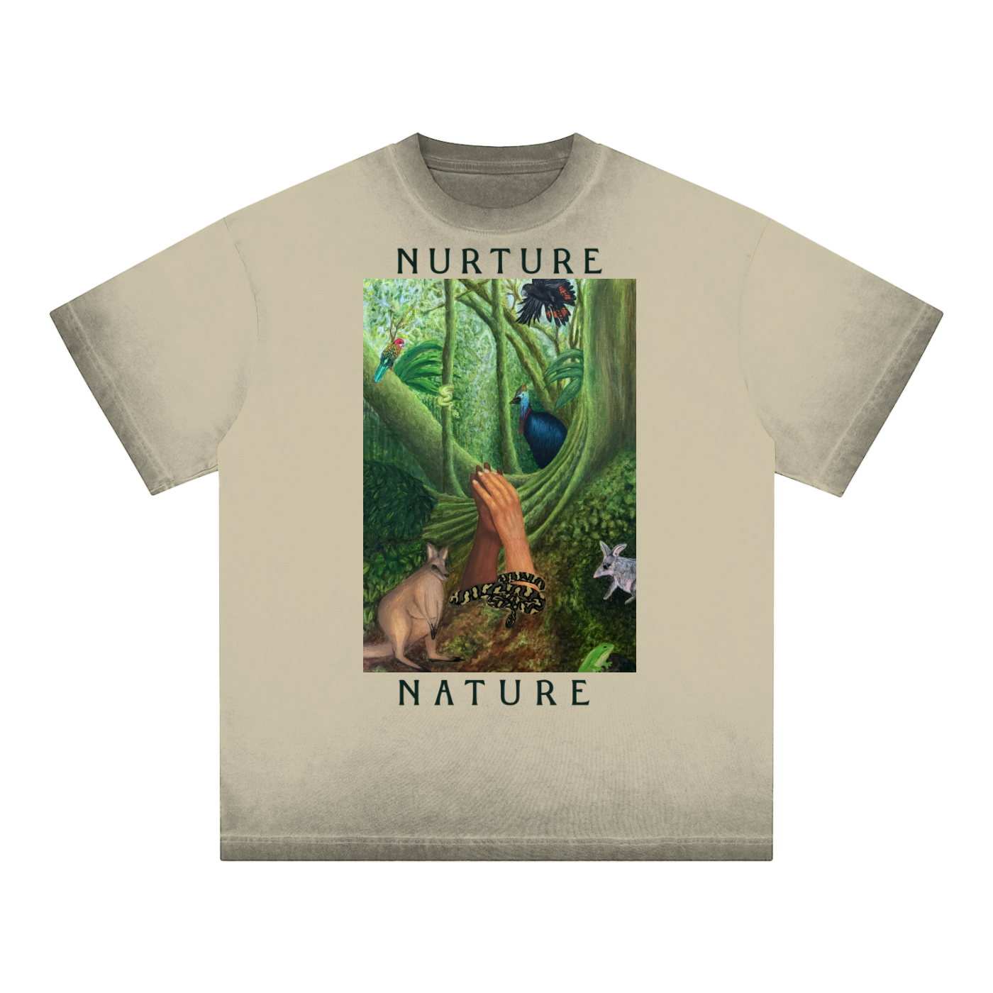 Nurture Nature - Reverse Dyed/Oversized