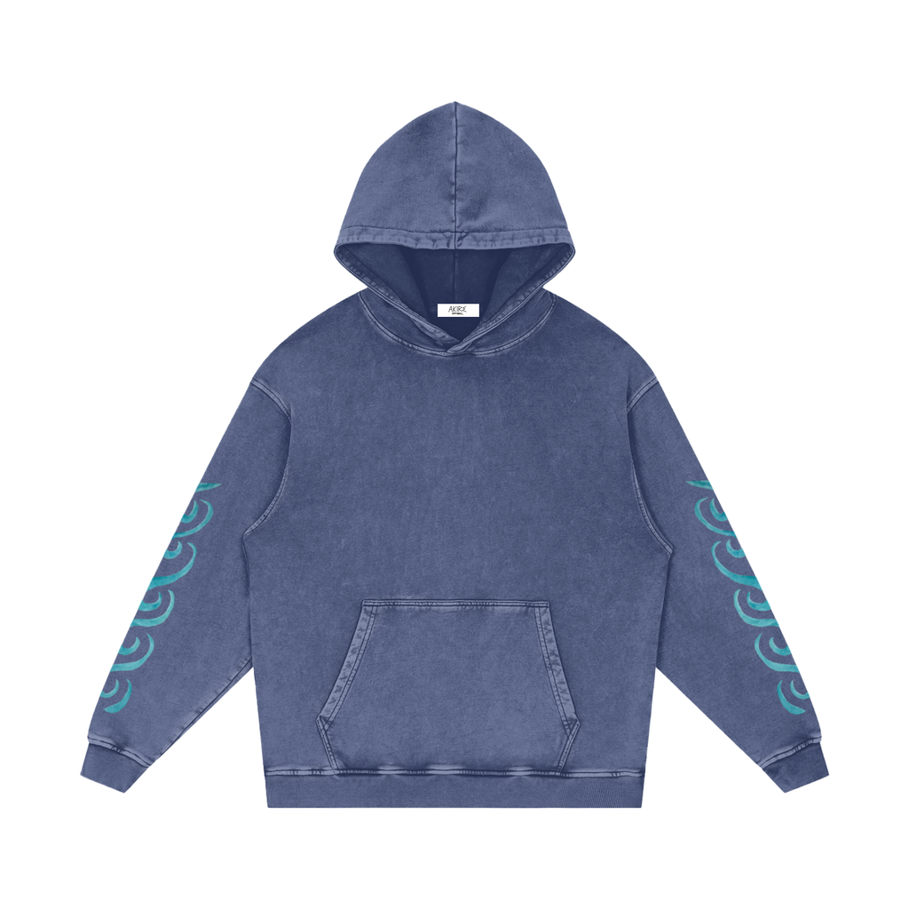 MER - Heavyweight Snow Washed Loose Hoodie