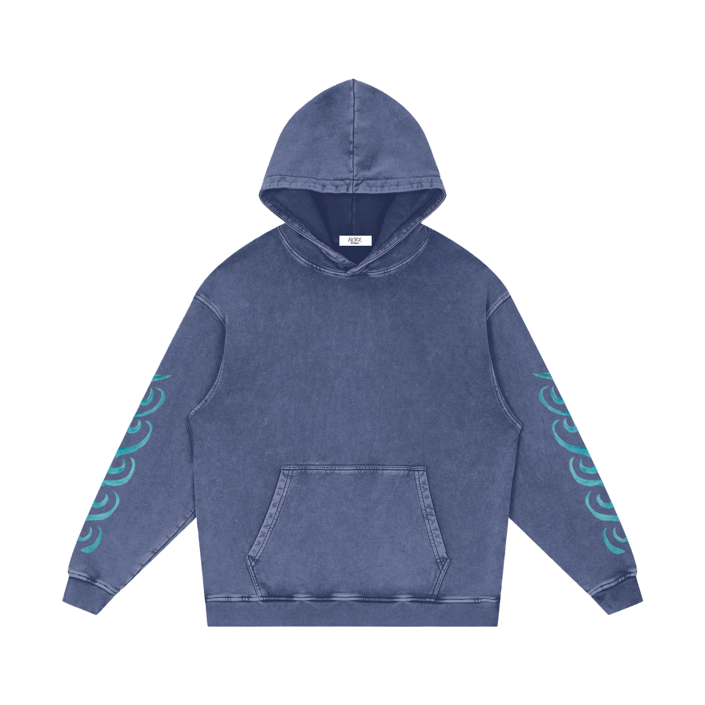 MER - Heavyweight Snow Washed Loose Hoodie