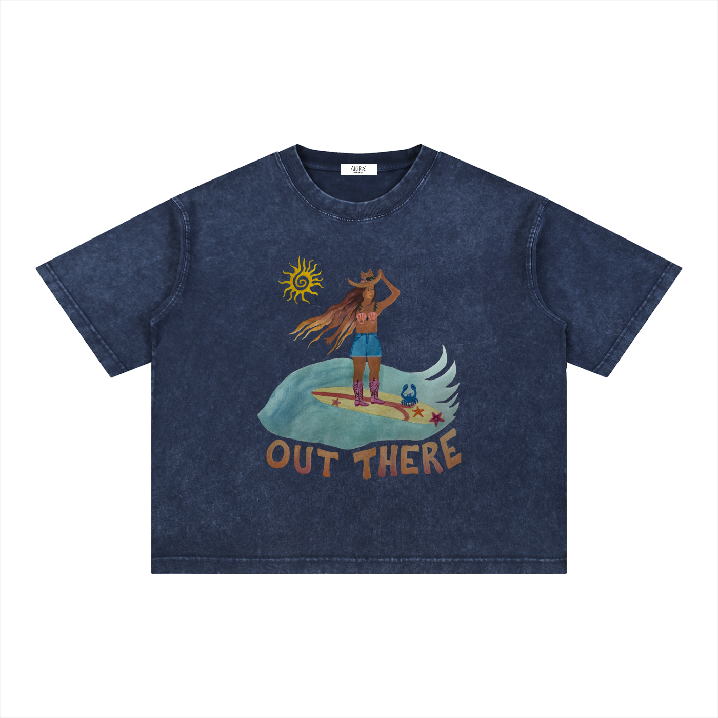 OUT THERE - Mineral Wash Boxy Thick