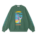 MER - Heavyweight Loose Vintage Wash Sleeve Print