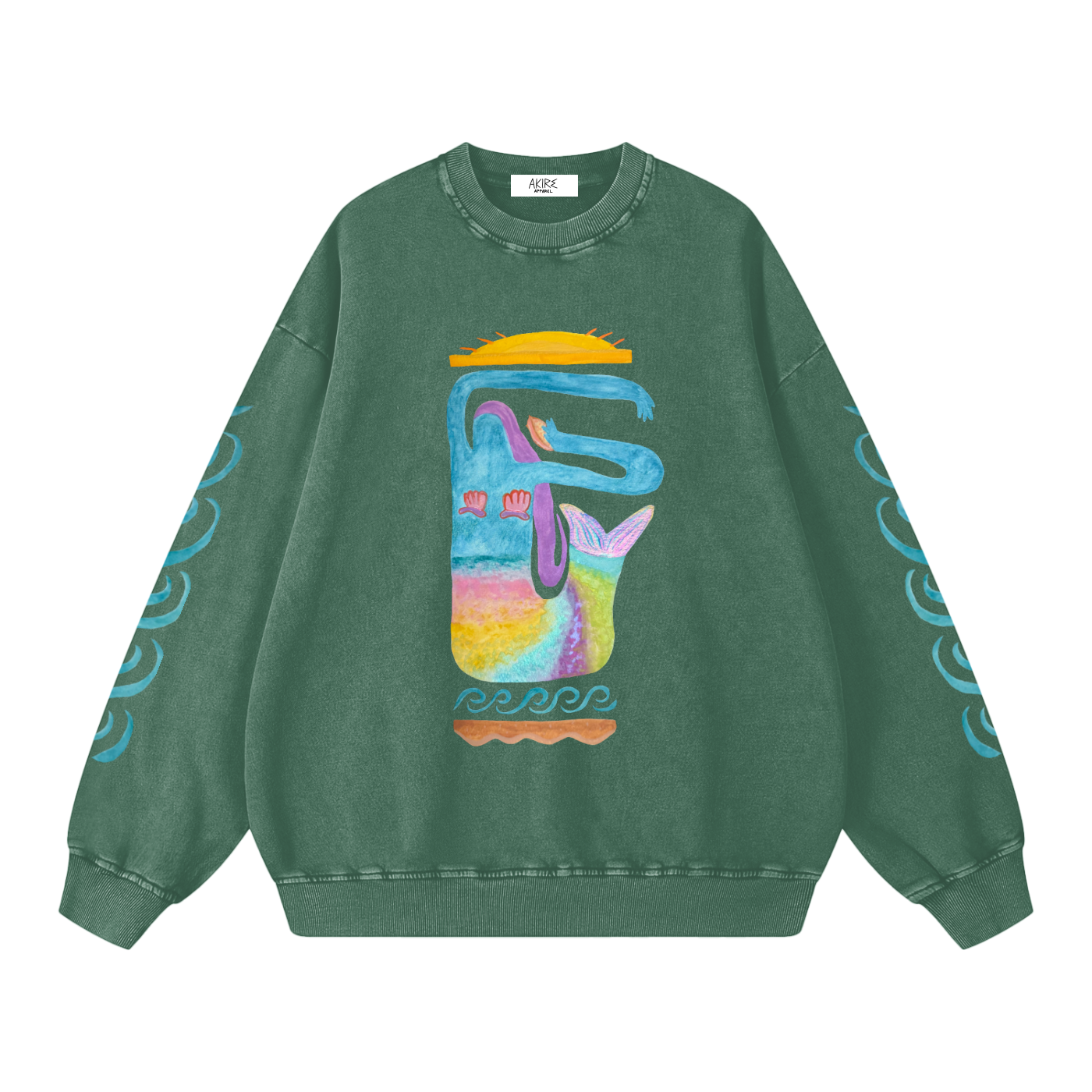 MER - Heavyweight Loose Vintage Wash Sleeve Print