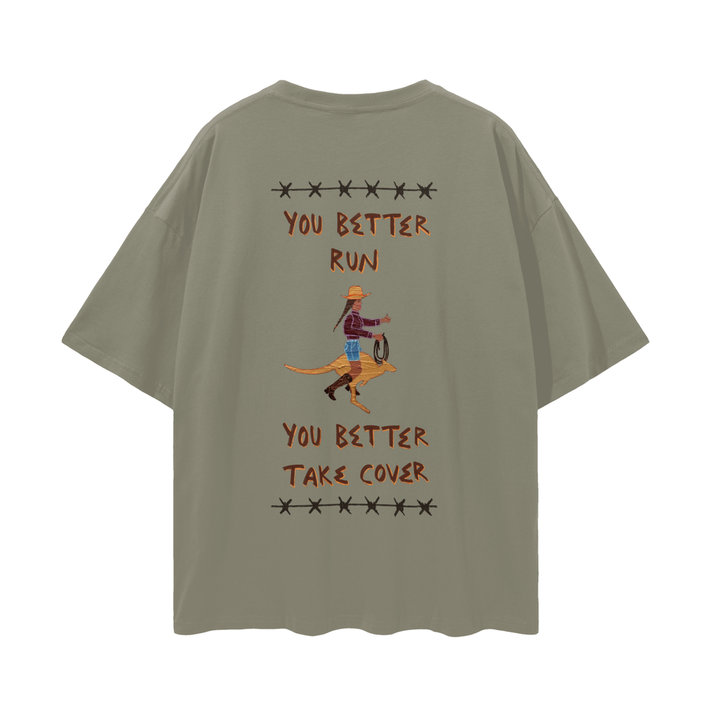 This Ain’t Texas - Oversize Deep Drop Shoulder