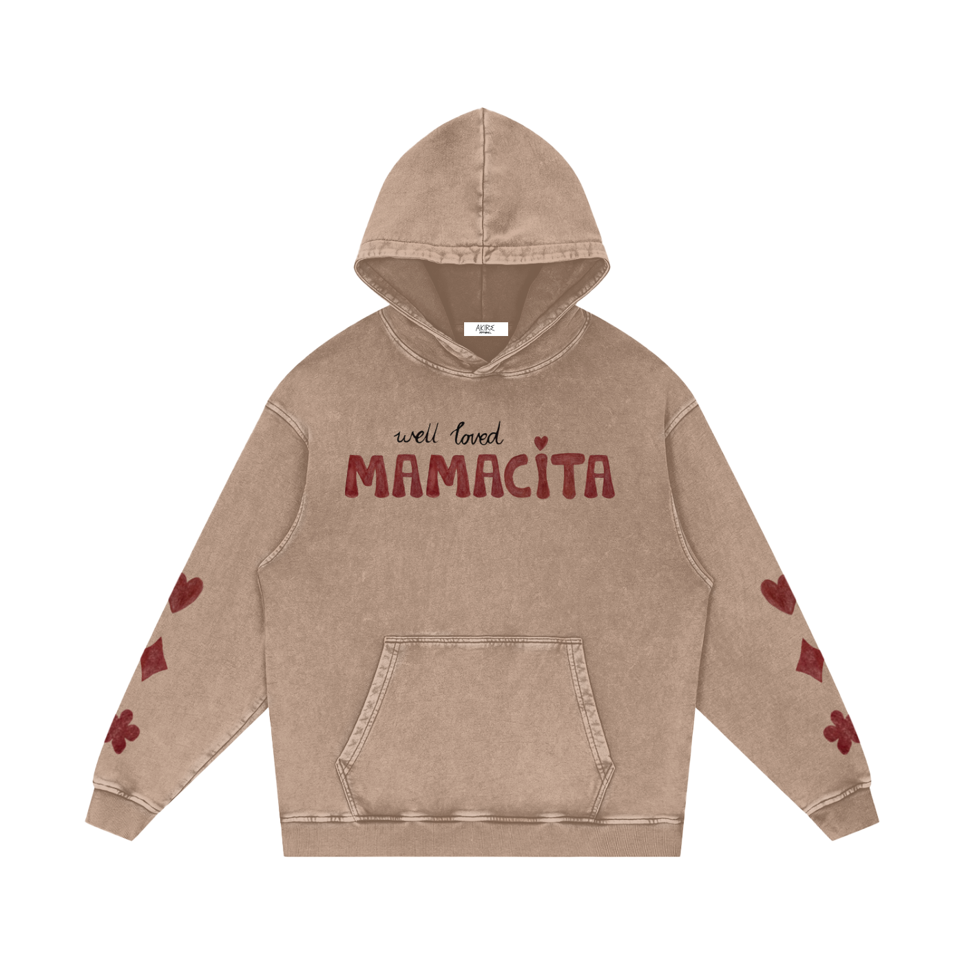 Mamacita - Loose Hoodie/Snow Washed