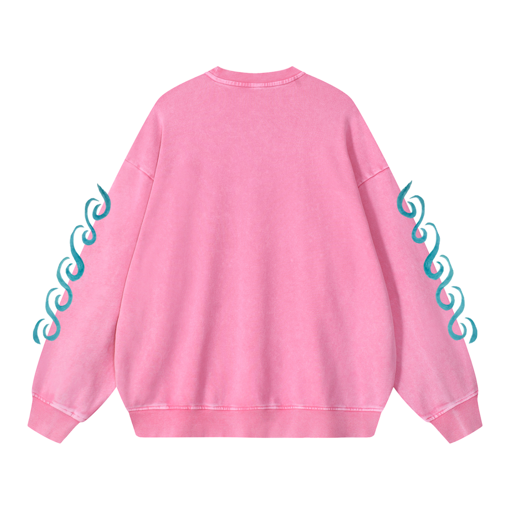 MER - Heavyweight Loose Vintage Wash Sleeve Print