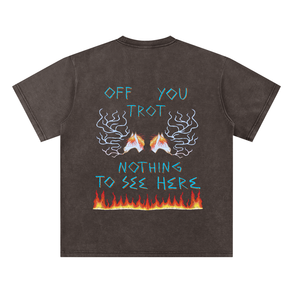 Get Off Your High Horse - Bamboo Slub/Snow Wash