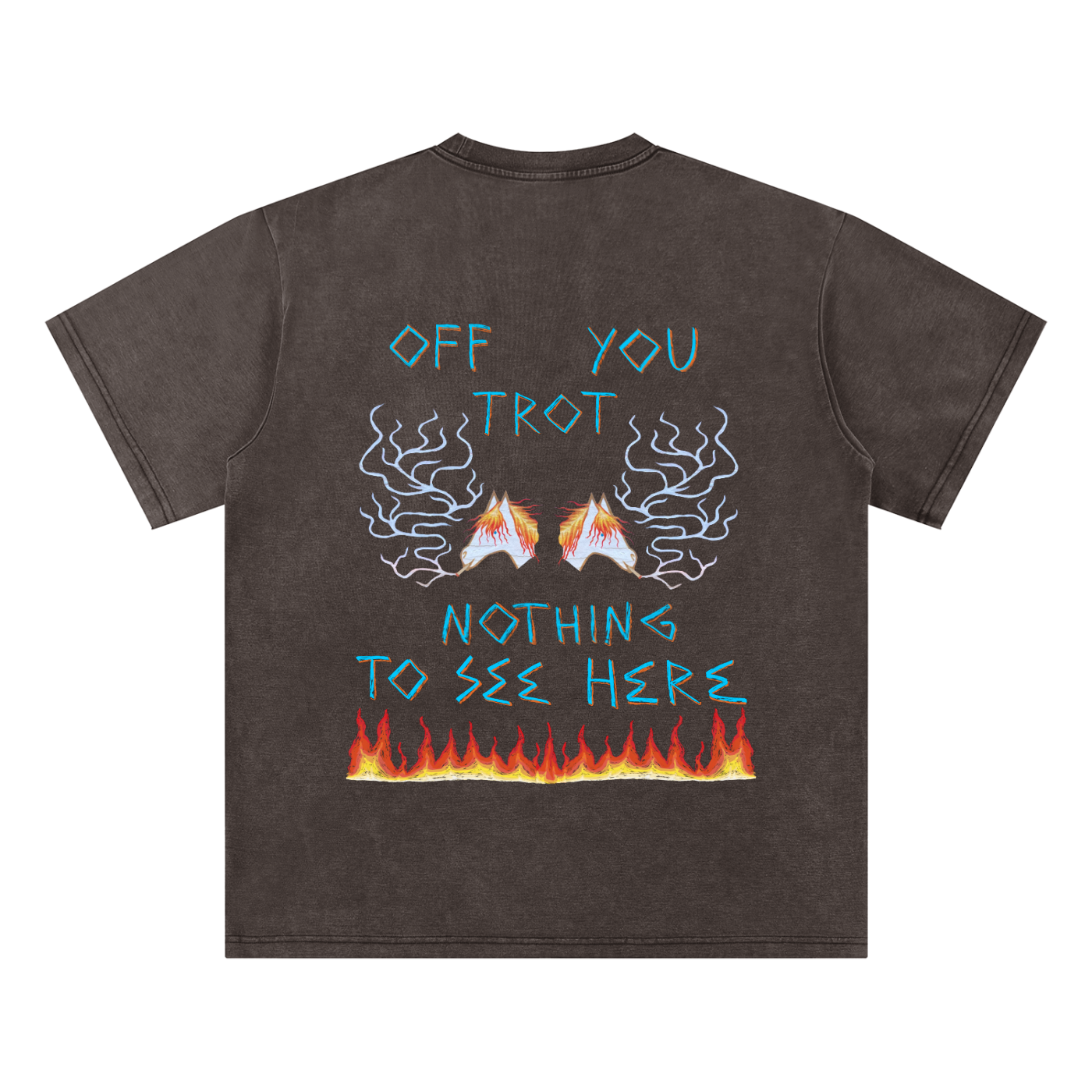 Get Off Your High Horse - Bamboo Slub/Snow Wash