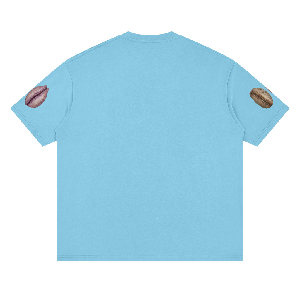 SHELLS - Deep Drop Shoulder Printed Sleeve