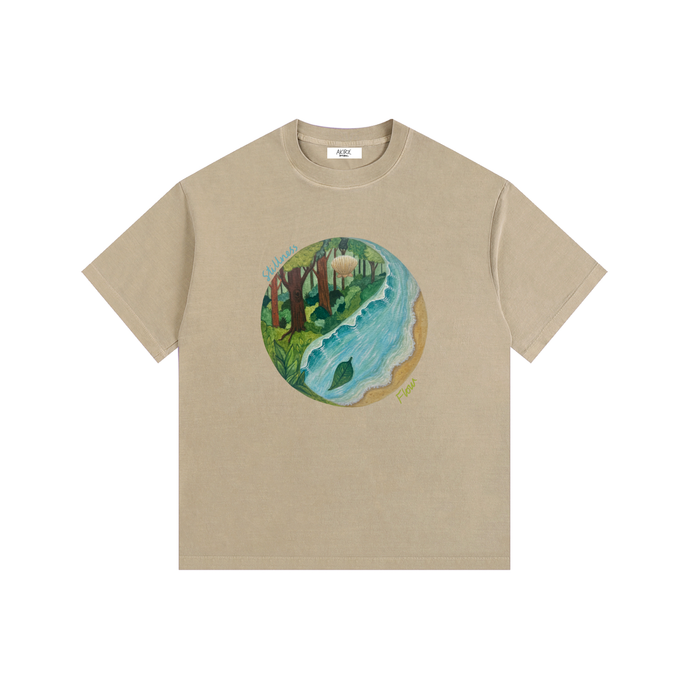 STILLNESS & FLOW - Vintage Wash Relaxed Drop Shoulder