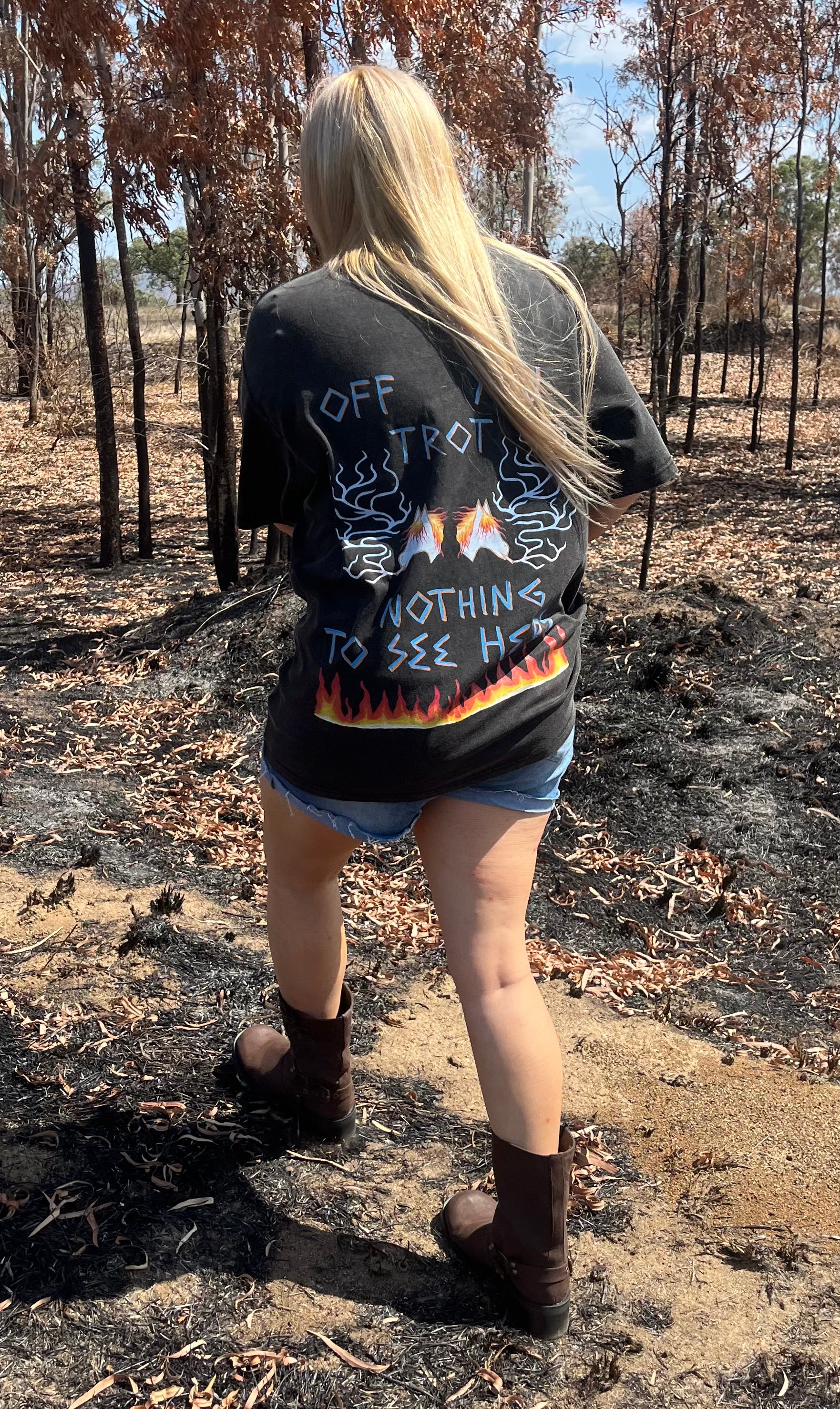 Get Off Your High Horse - Bamboo Slub/Snow Wash