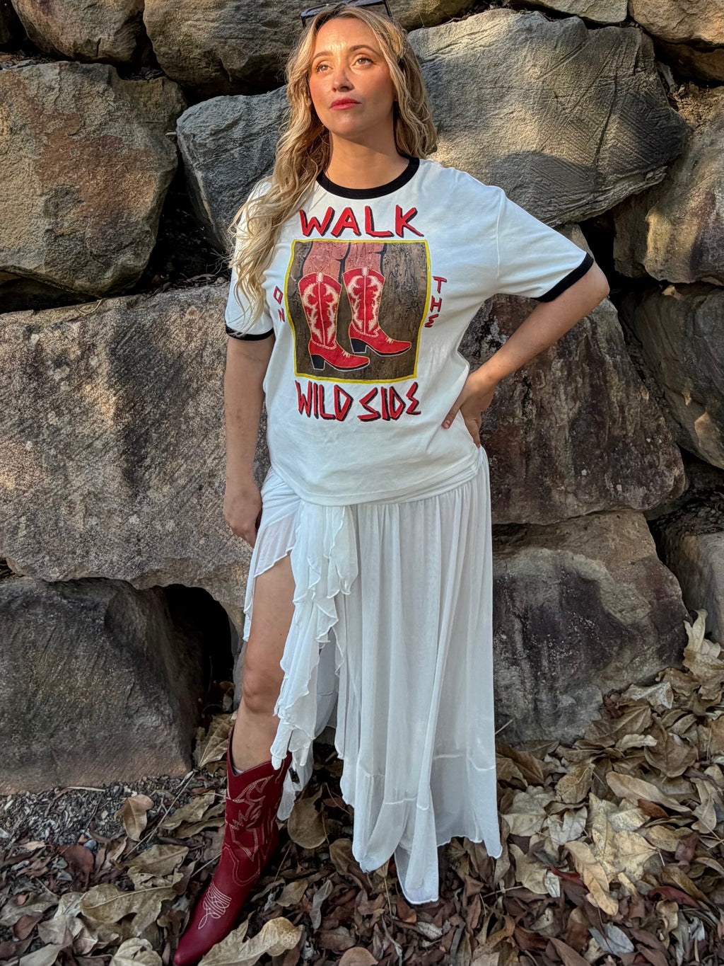 Walk On The Wild Side - Contrast Crewneck