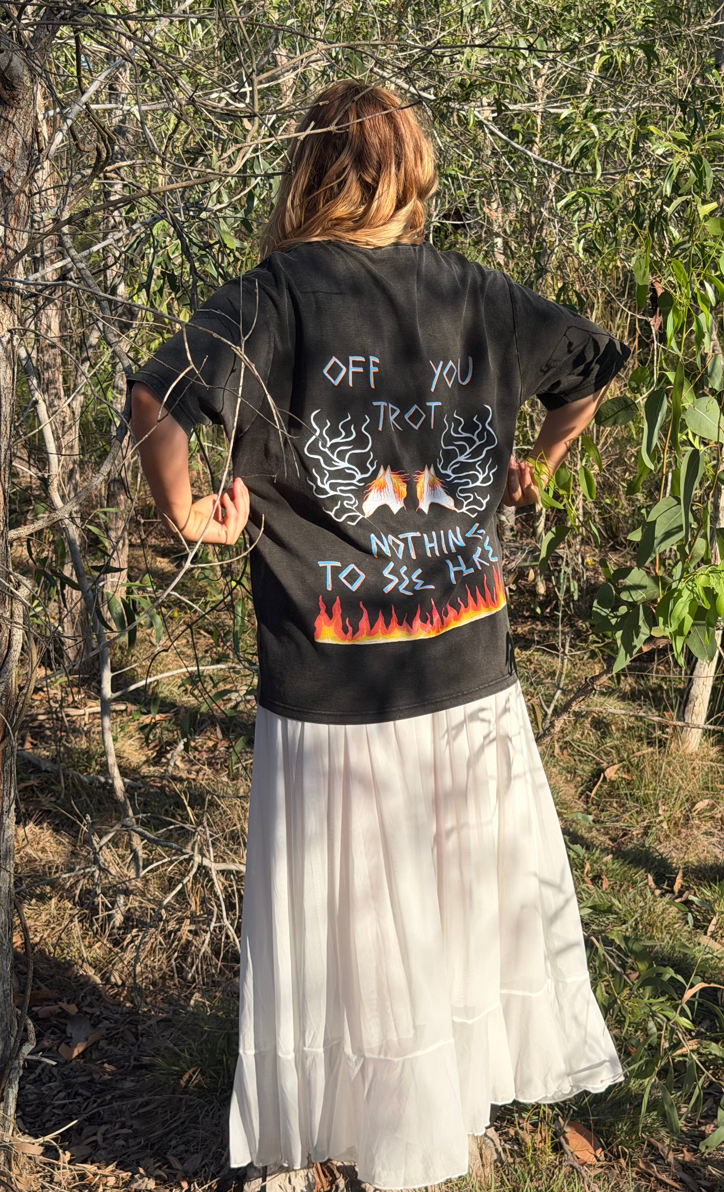 Get Off Your High Horse - Bamboo Slub/Snow Wash