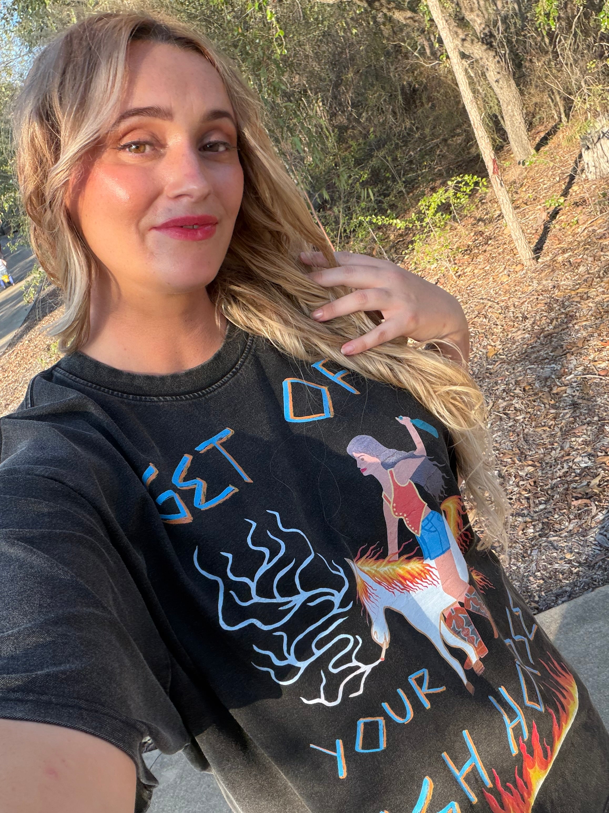 Get Off Your High Horse - Bamboo Slub/Snow Wash